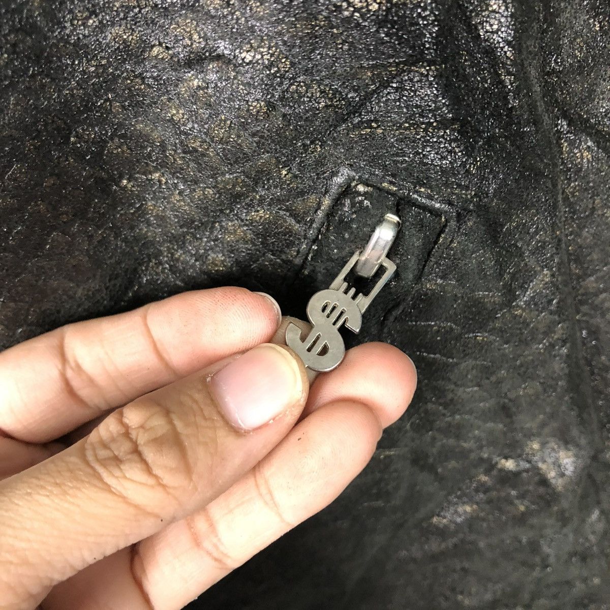 Japanese Brand 🔥VINTAGE BIKER LEATHER JACKET SWAGGER DOUBLE COLLAR Size US M / EU 48-50 / 2 - 23 Thumbnail