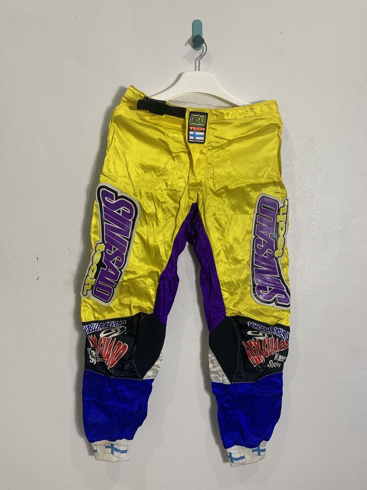 Vintage Sinisalo tech kevlar Racing pants findland made