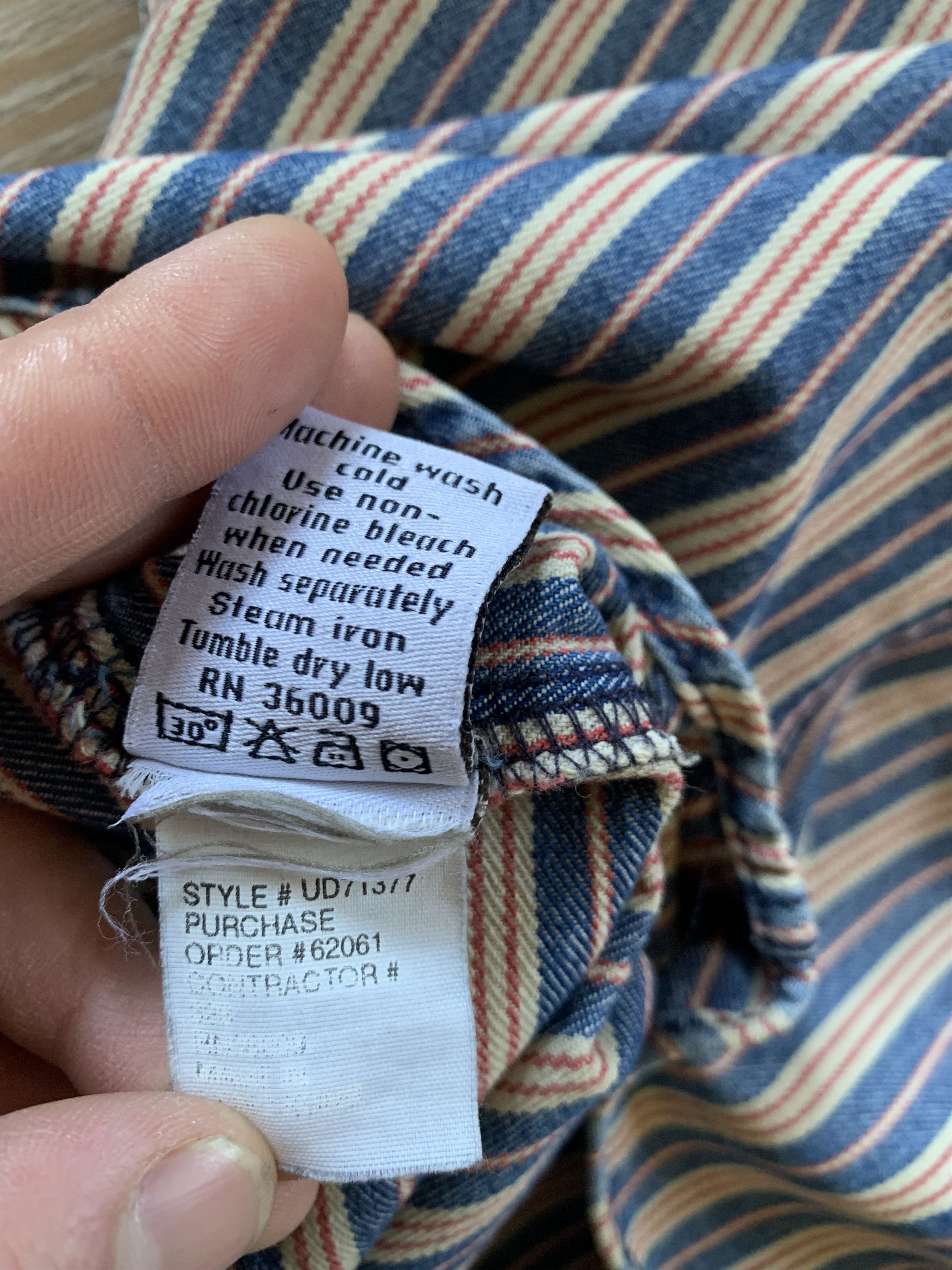 Calvin Klein × Vintage Vintage Calvin Klein Jeans Stripe Shirt Size US S / EU 44-46 / 1 - 10 Thumbnail
