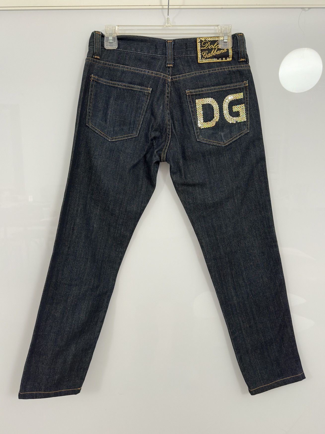 image of Dolce Gabbana x Vintage Dolce & Gabbana Y2K Vintage Indigo Jeans, Women's (Size 30)