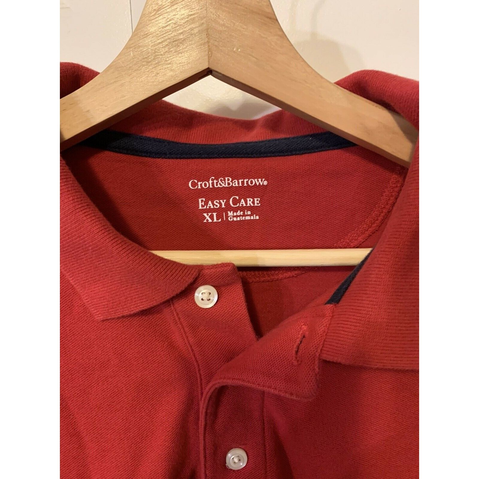 Croft & Barrow Croft and Barrow Polo Sz XL Red Faded Size US XL / EU 56 / 4 - 2 Thumbnail