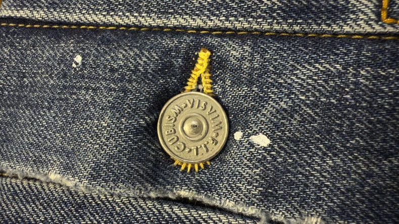 Visvim Visvim 22SS 101XX DMGD-1010 Washing Old Splash Loose denim Size US XL / EU 56 / 4 - 4 Thumbnail