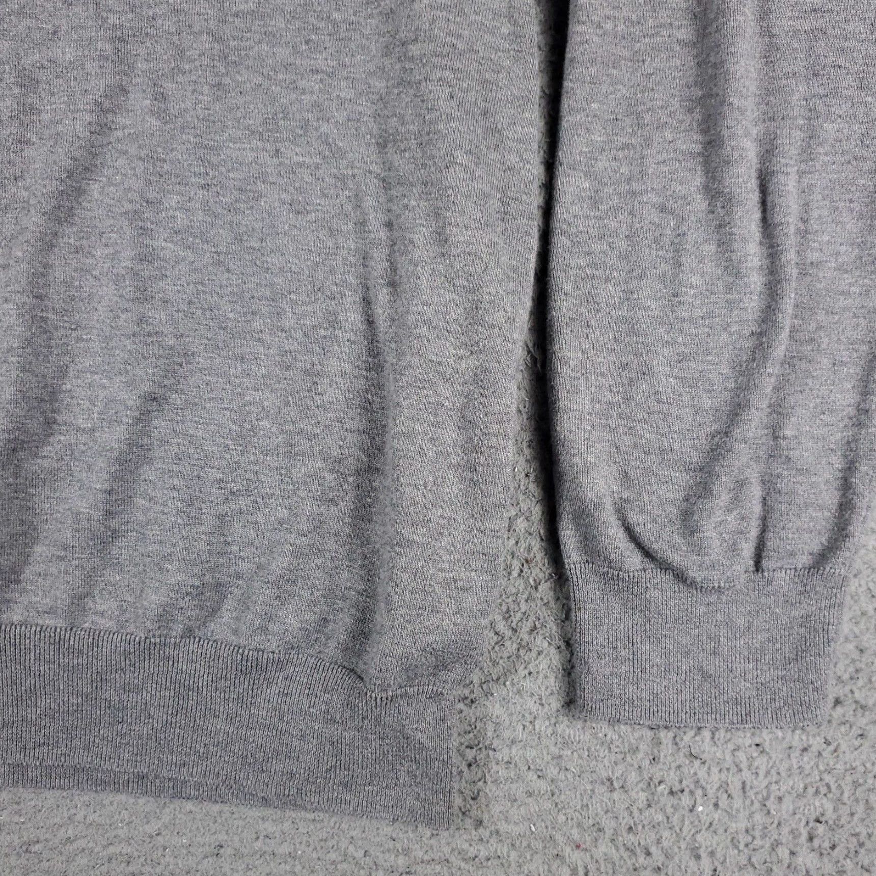 Brooks Brothers Brooks Brothers Mens Extra Large XL Gray 1/4 Zip Pullover Sweater Size US XL / EU 56 / 4 - 4 Thumbnail