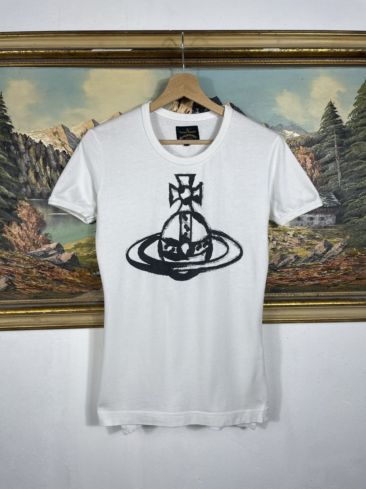 Designer × Vivienne Westwood Vivienne Westwood T-shirt Tee Orb Logo Avant Garde Archive Size XS / US 0-2 / IT 36-38 - 1 Thumbnail