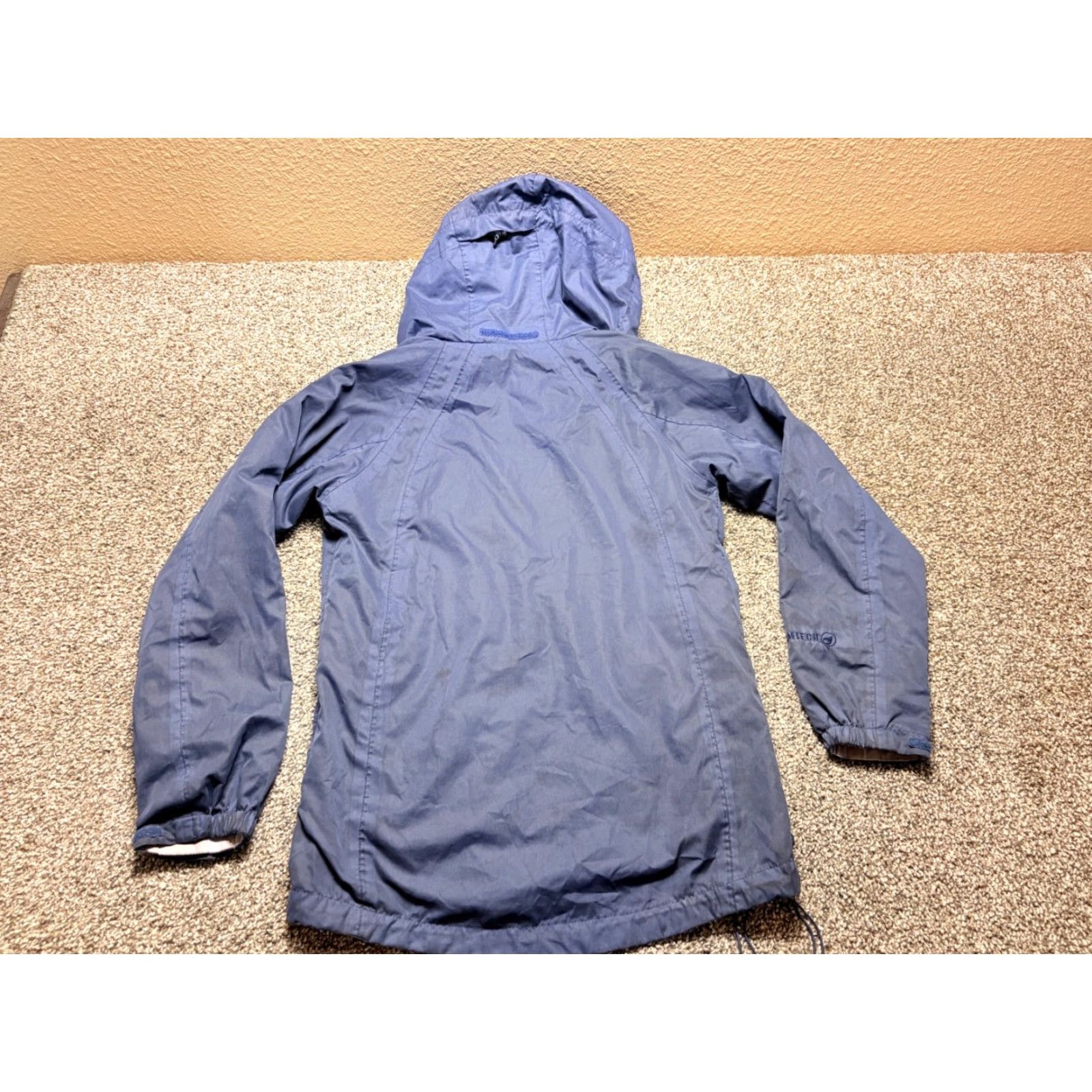 Vintage Peter Storm Jacket Mens 8 Navy Full Zip StormTech Hooded Lightweight Waterproof Jacket Size US M / EU 48-50 / 2 - 2 Thumbnail