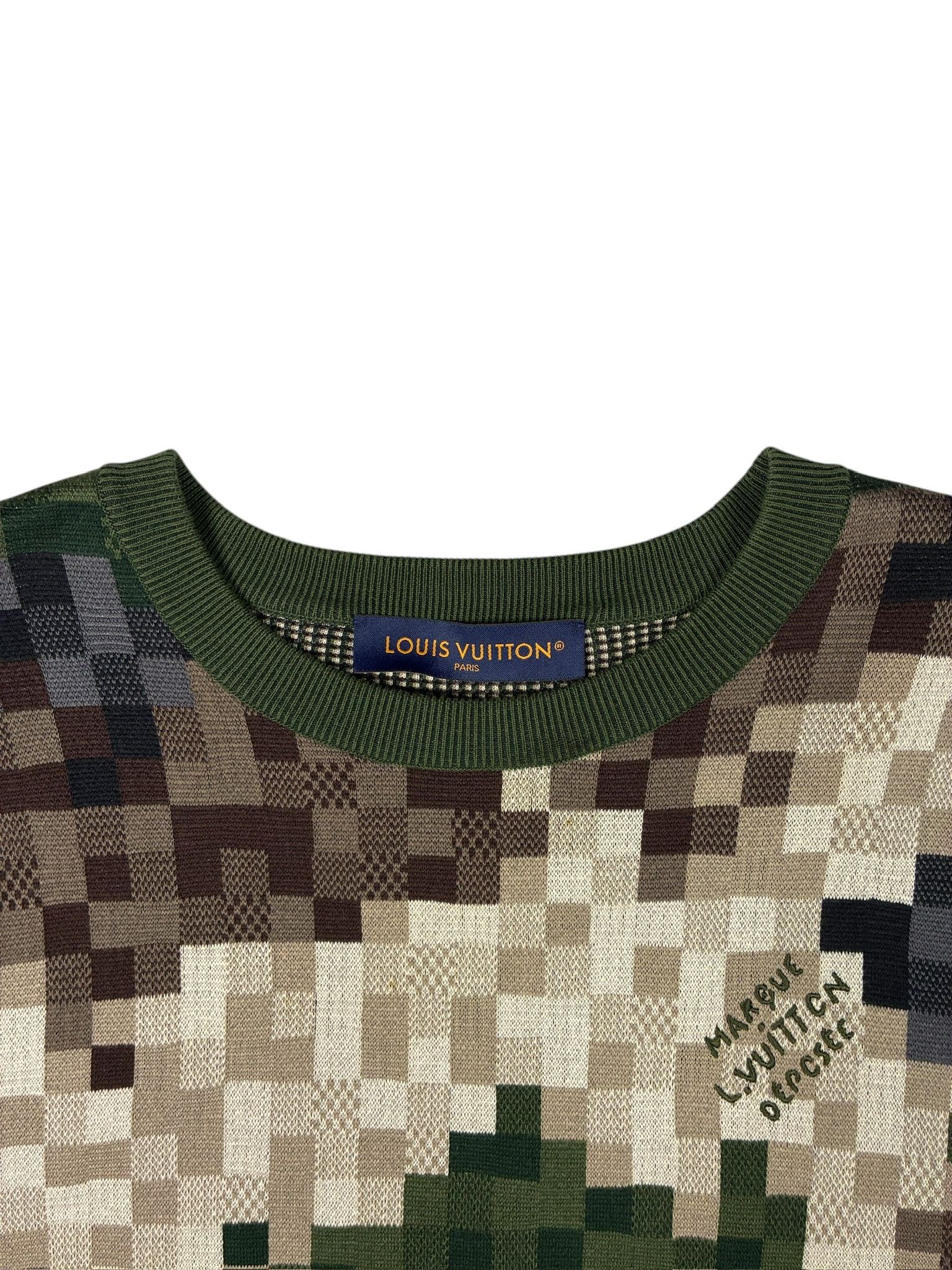 Louis Vuitton Louis Vuitton Pixelated Sweater By Pharrel Size US M / EU 48-50 / 2 - 2 Thumbnail
