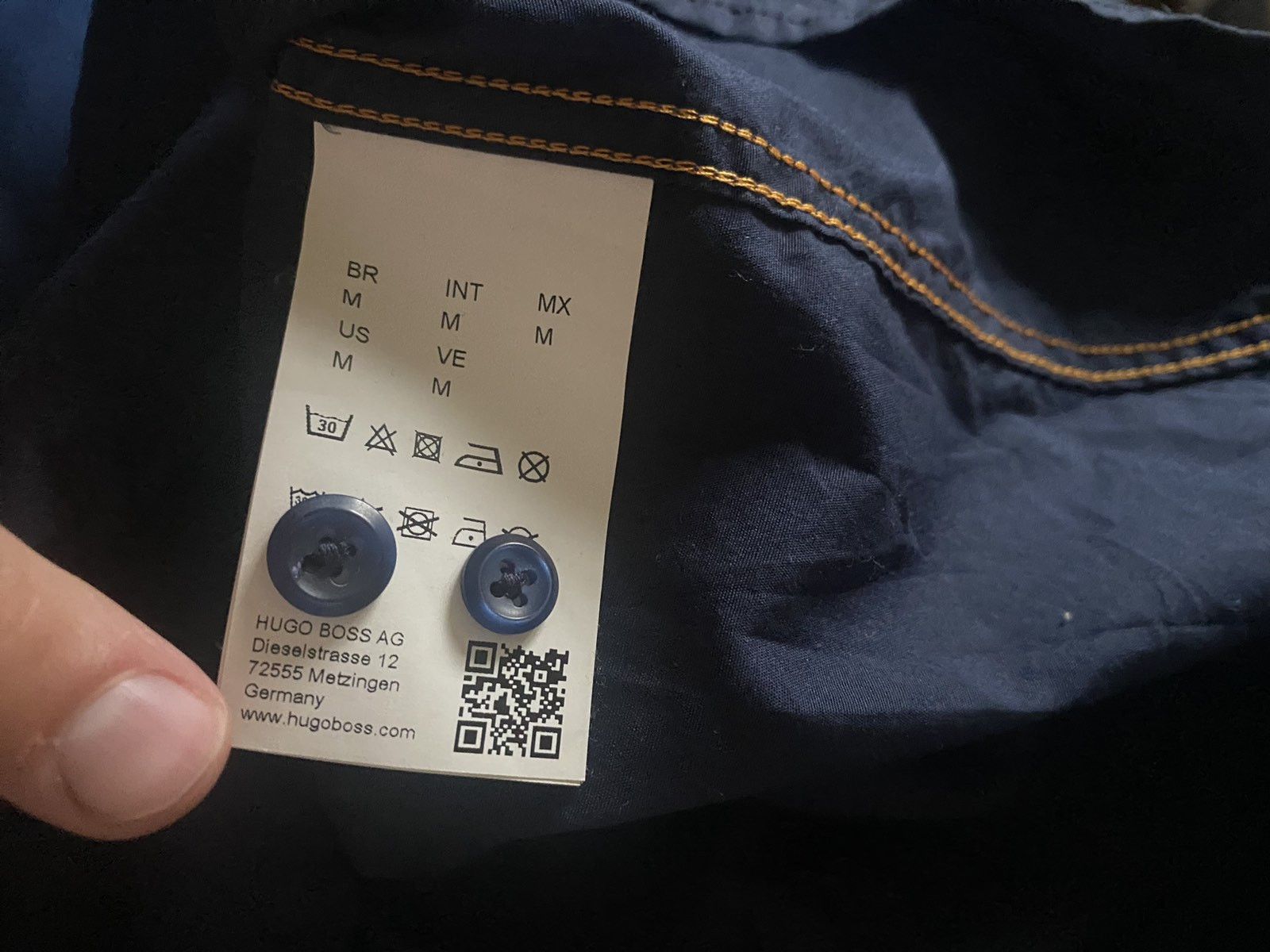 Hugo Boss Elegant men's shirt - HUGO BOSS - long sleeve - M - UNIQUE Size US M / EU 48-50 / 2 - 5 Thumbnail