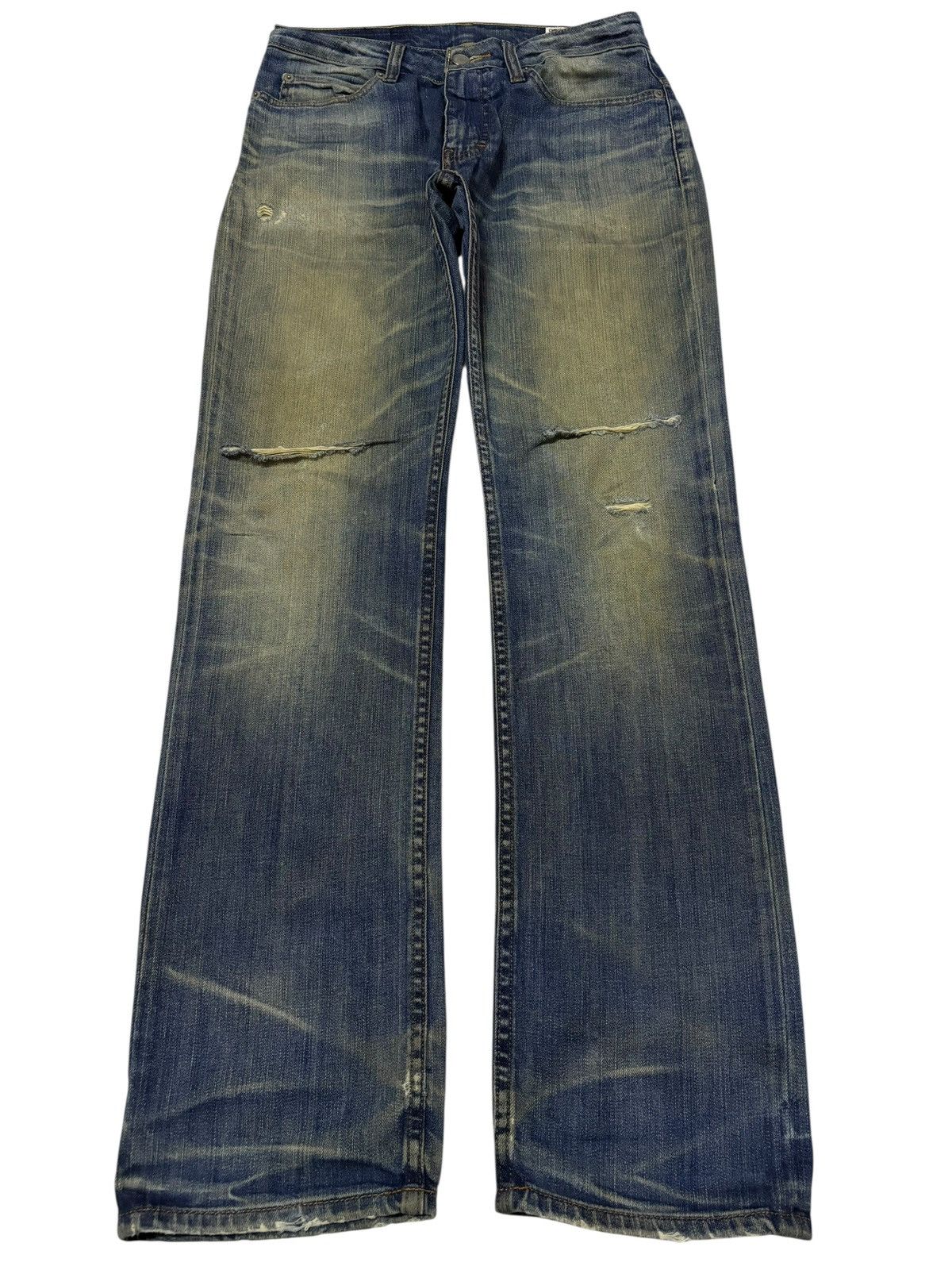 Japanese Brand Vtg Bobson Japan Mud Washed Distressed Jeans Size US 28 / EU 44 - 1 Thumbnail