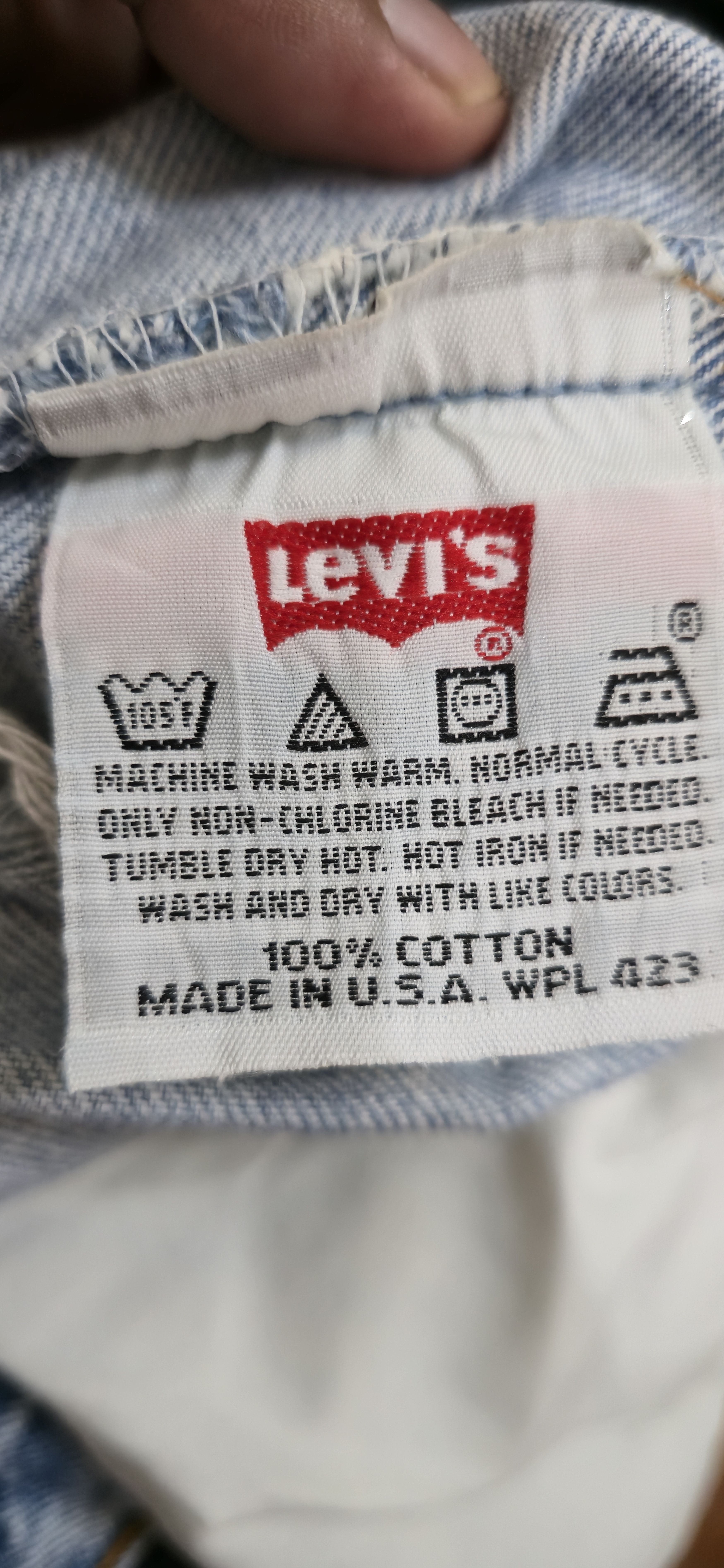 Levi's Vintage Clothing Vintage Levi's 501 Jeans Straight Leg Denim (W34 L29) Size US 34 / EU 50 - 3 Thumbnail