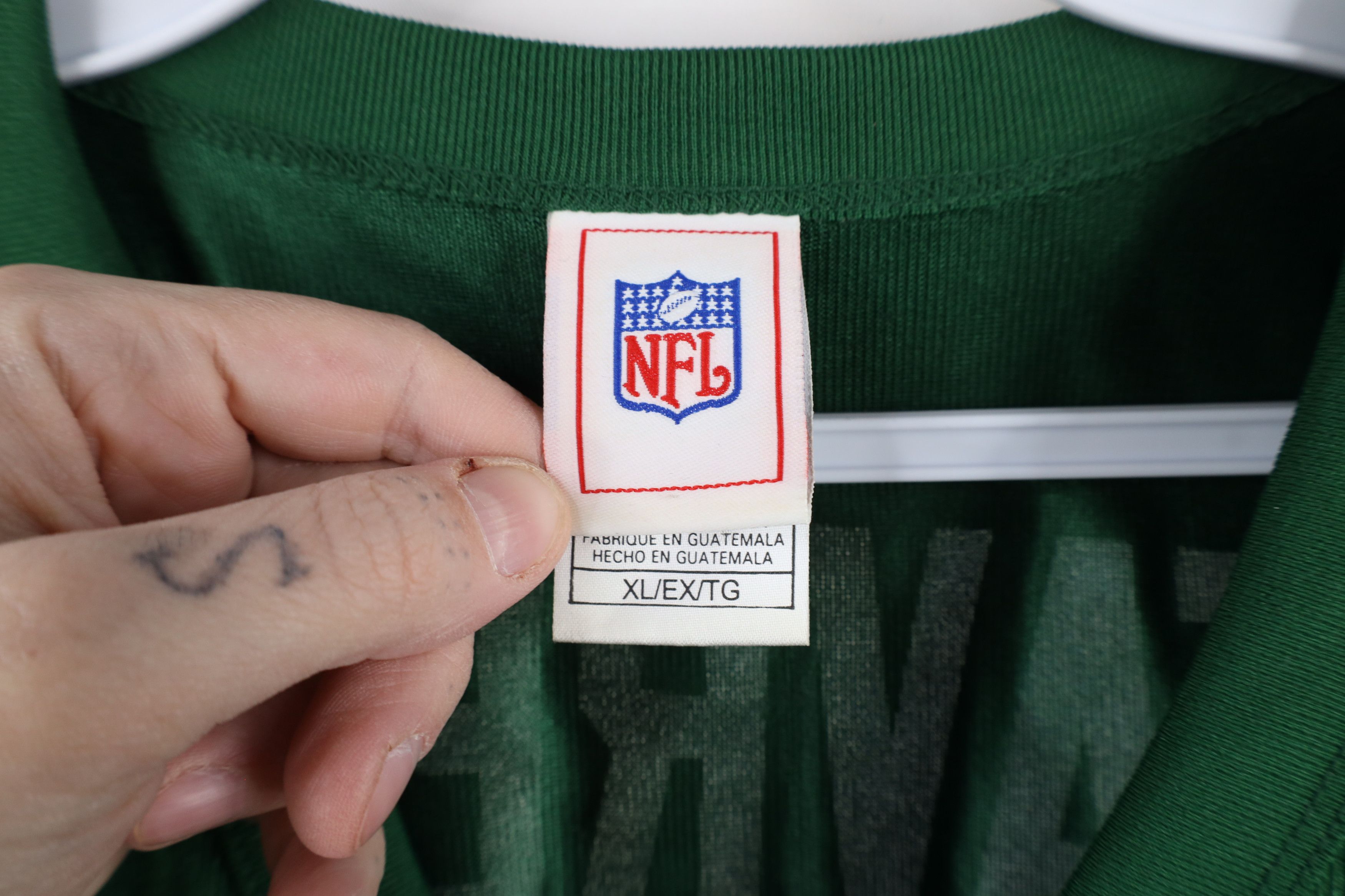 Vintage Vintage NFL Favre Green Bay Packers Football Jersey Green #4 Size US XL / EU 56 / 4 - 7 Thumbnail