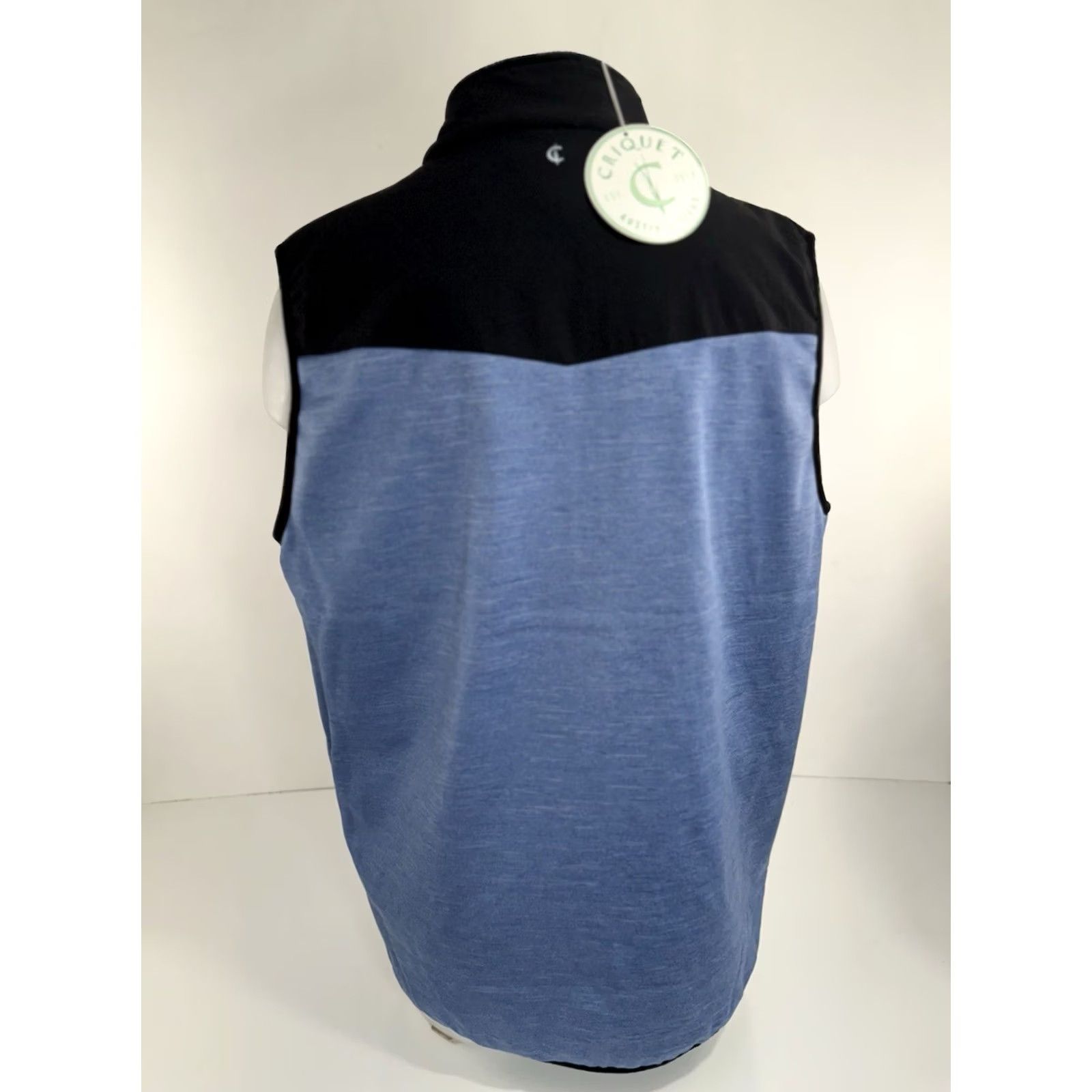 Vintage Criquet Austin - NEW w TAG - Full Zip XL Performance Vest Shirt Mens XL Blue vest Full Zip Performance CQ45 Size US XXL / EU 58 / 5 - 3 Thumbnail