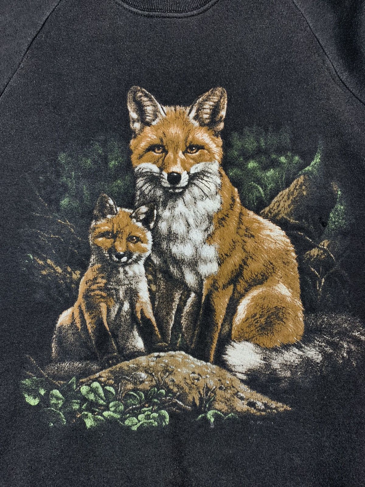 Japanese Brand × Vintage Vintage 90s Fox sweatshirt streetwear size L Size US L / EU 52-54 / 3 - 7 Thumbnail