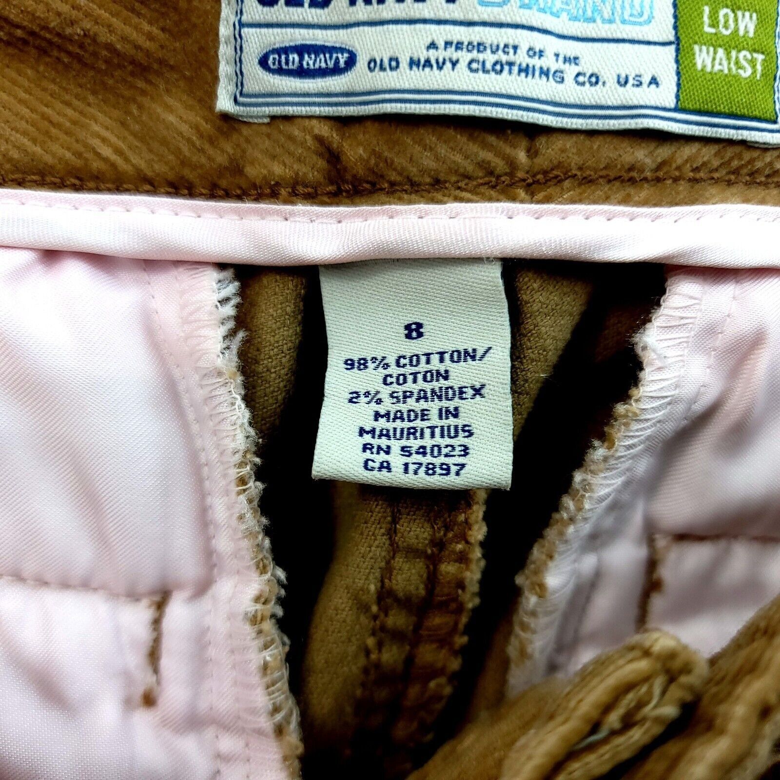 Old Navy Old Navy Stretch Low Waist Brown Corduroy Pants Size 8 Mid R Size 30" / US 8 / IT 44 - 6 Thumbnail