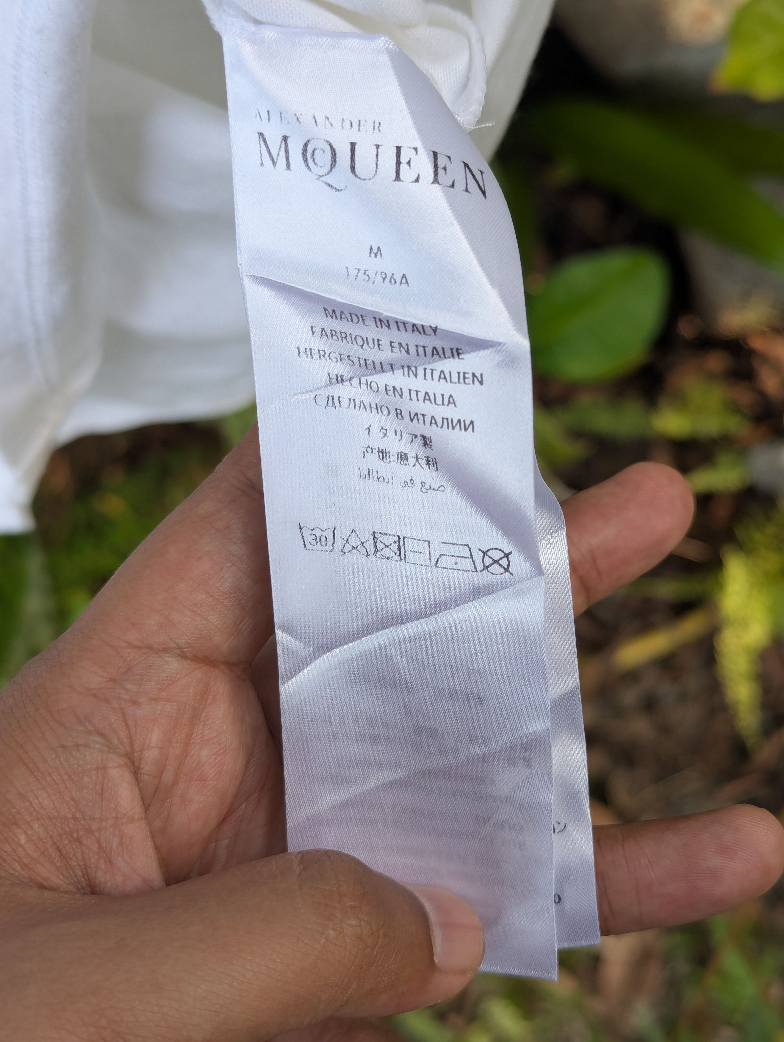 Alexander McQueen Thrashed Alexander Mcqueen Skull White T Shirt Size US M / EU 48-50 / 2 - 12 Thumbnail