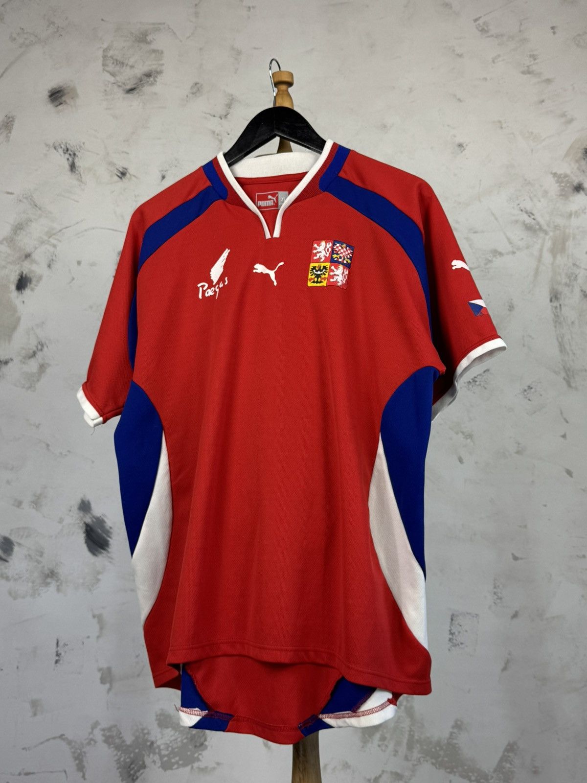 Puma Vintage 2000 - 2002 Puma Czech Jersey Shirt Size L - XL Size US XL / EU 56 / 4 - 1 Thumbnail