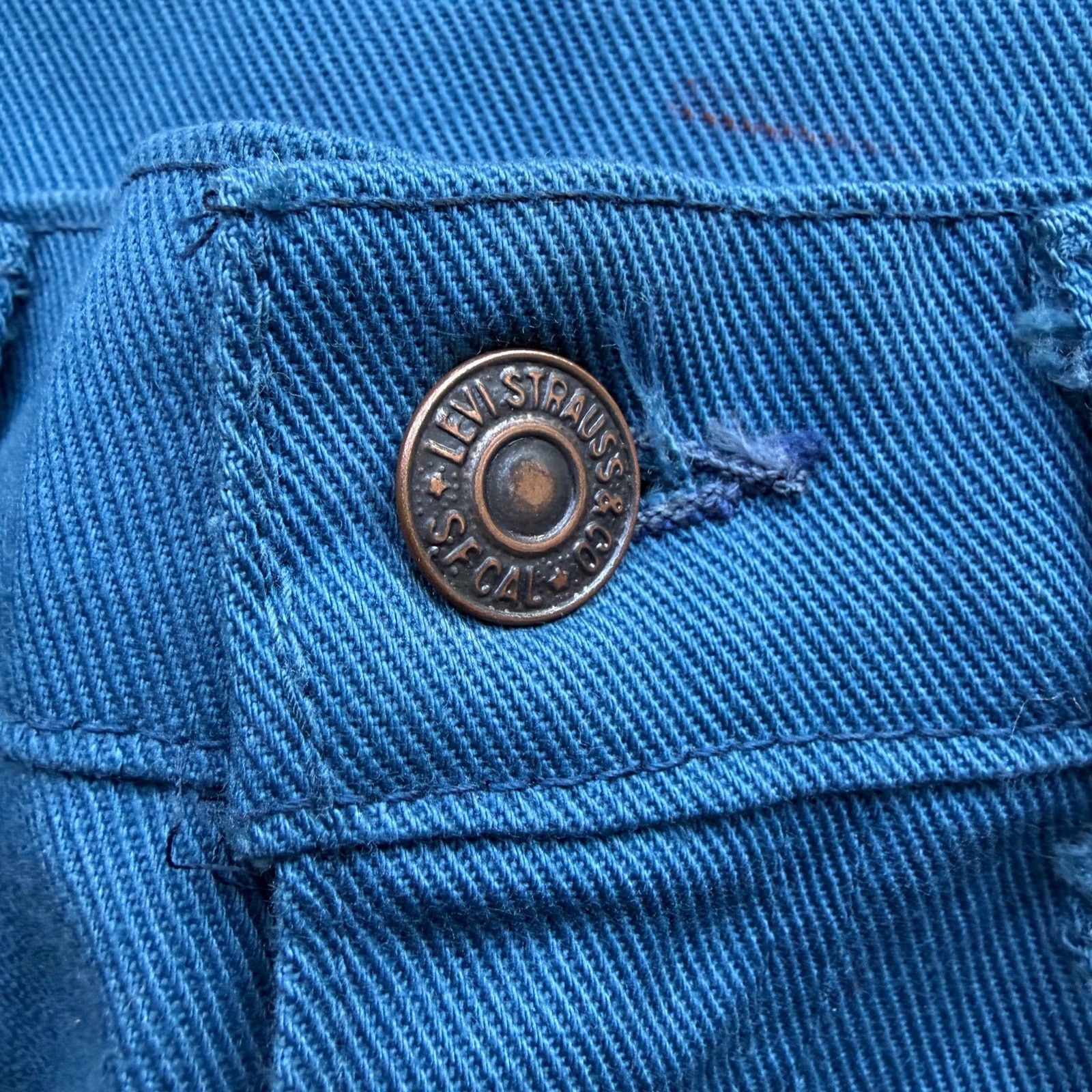 Levi's 70s Levi’s Big E Sta-Prest twill Pants Talon Zip gold tab Size US 31 - 5 Thumbnail