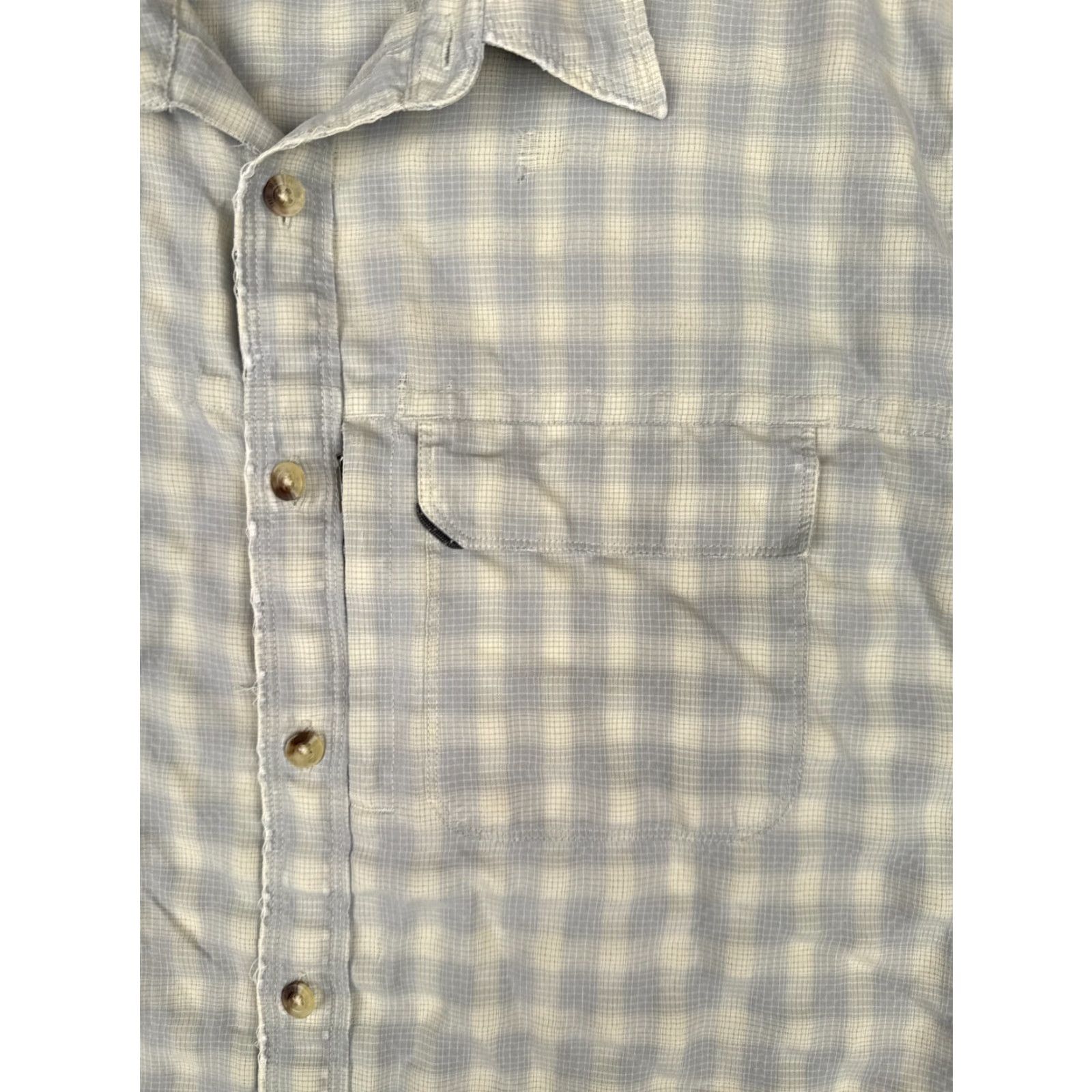 The North Face The North Face Shirt Men L Blue Plaid Button-Up Short Sleeve Casual Outdoors Size US L / EU 52-54 / 3 - 6 Thumbnail