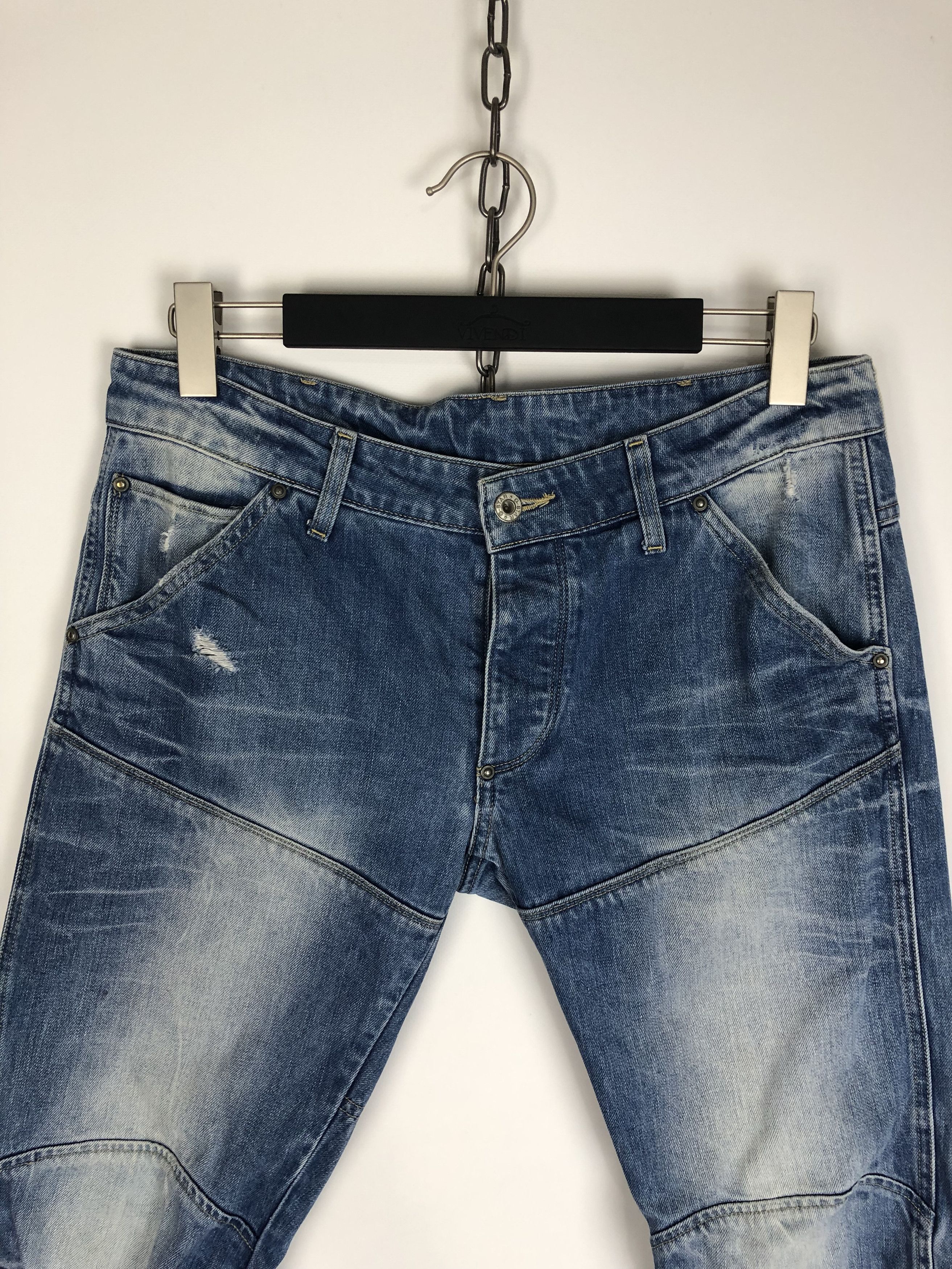 G-Star G-Star Raw Denim Jeans Low Tapered 5620 3D Pants 32x32 Size US 32 / EU 48 - 2 Thumbnail