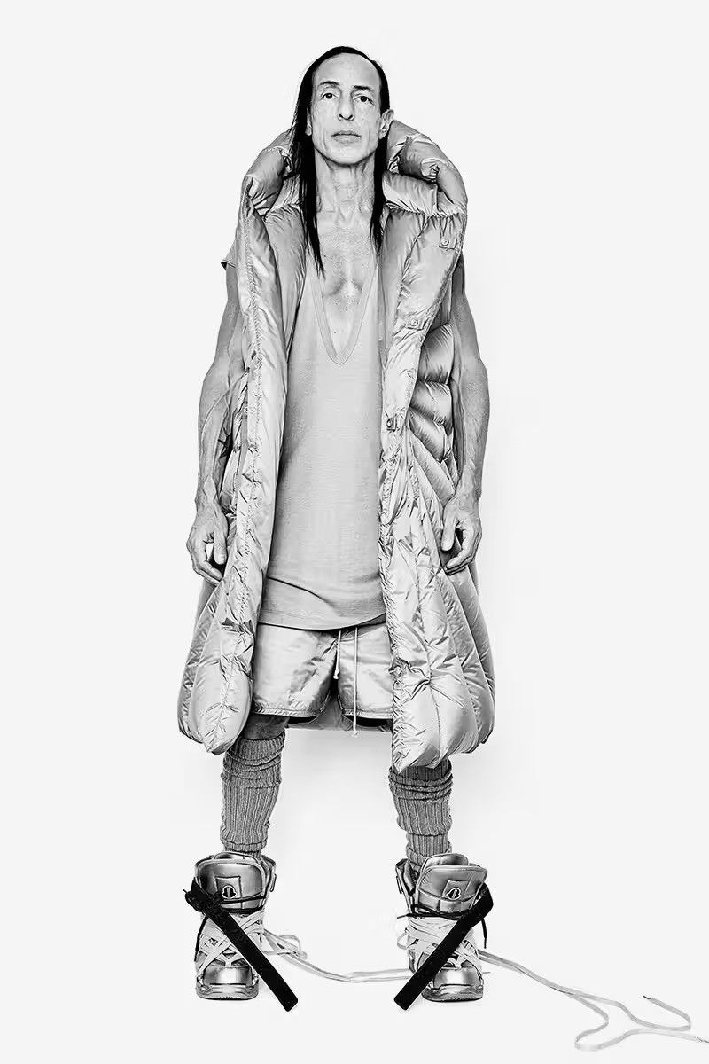 Moncler × Rick Owens Long Metallic Gilet Size US S / EU 44-46 / 1 - 2 Thumbnail