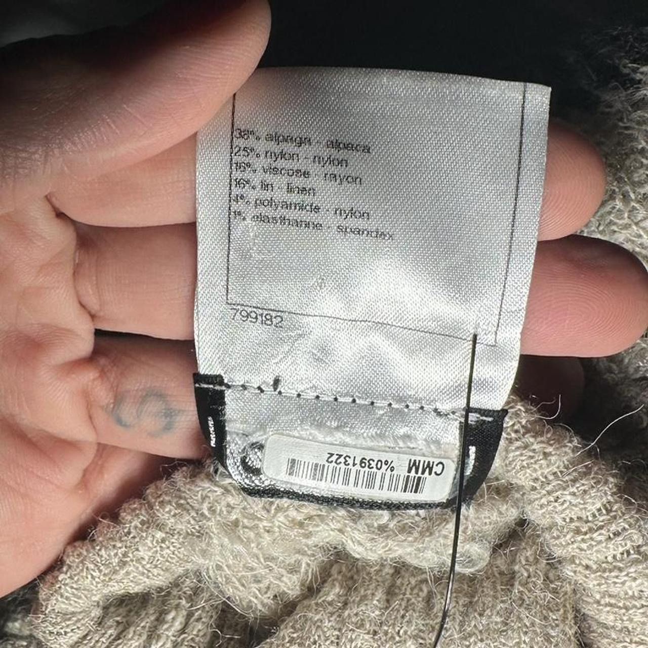 Chanel Chanel 2011 Alpaca Shimmering Metallic Ombré Turtleneck Size M / US 6-8 / IT 42-44 - 5 Thumbnail