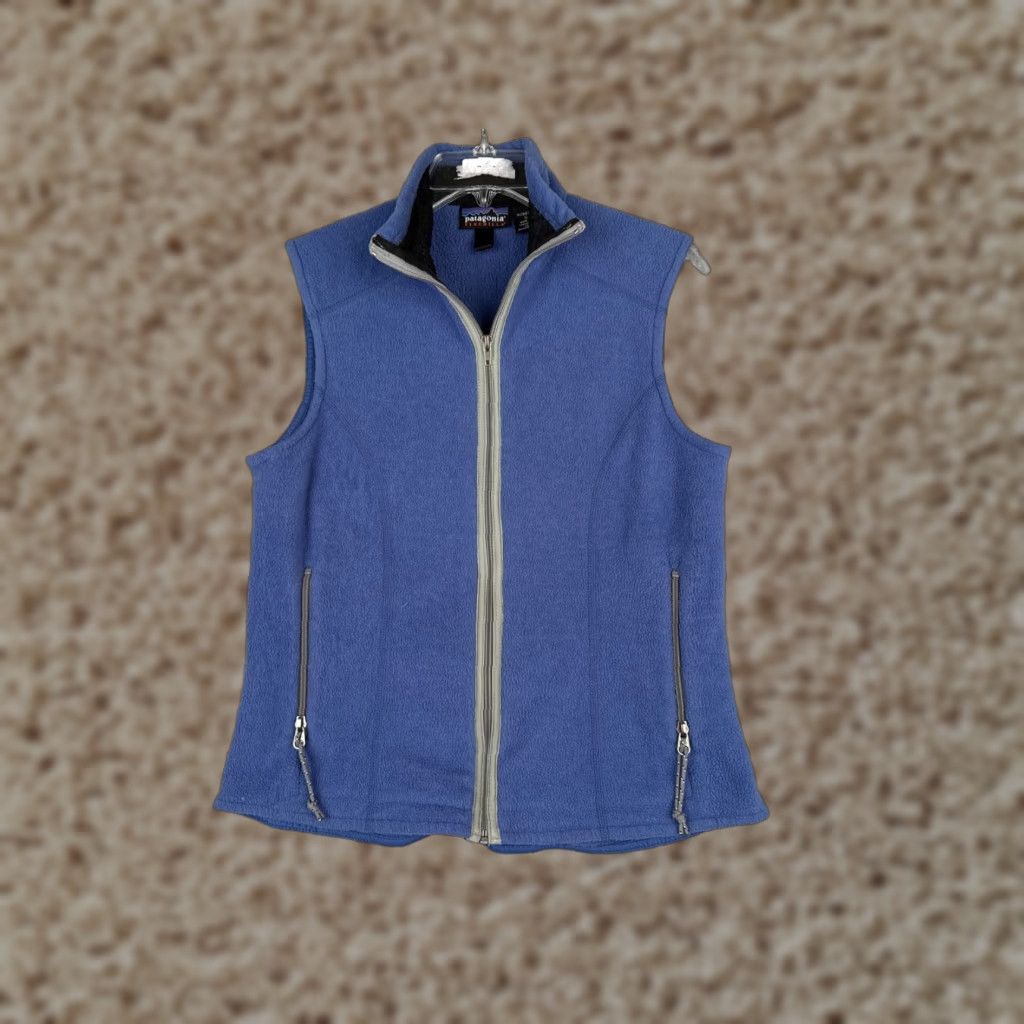 Patagonia VINTAGE Patagonia Vest Womens Small Purple Synchilla Polyester Fleece Full Zip Size S / US 4 / IT 40 - 1 Thumbnail