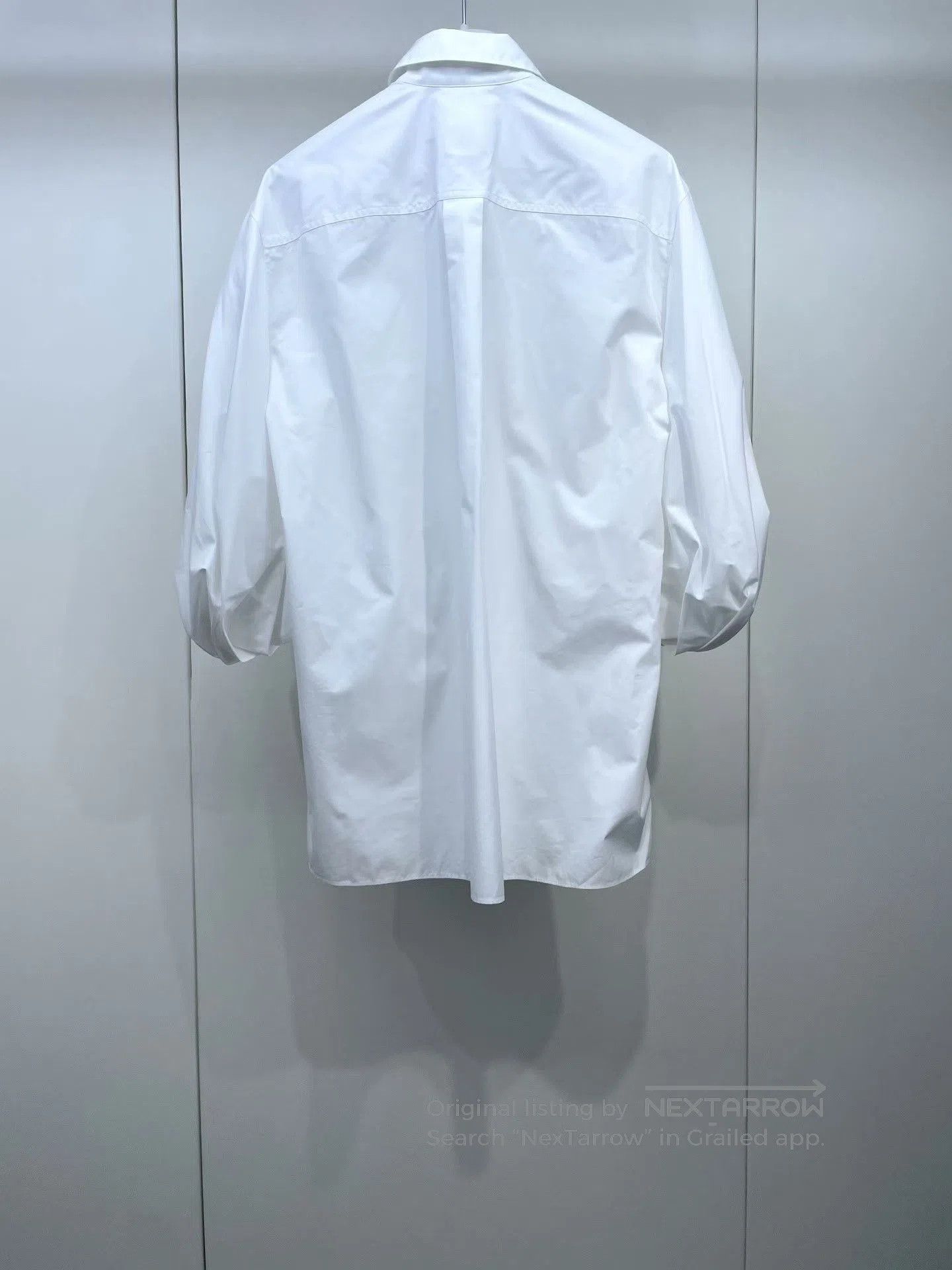 Valentino Valentino Solid Pleated Short Sleeve Shirt. Size S / US 4 / IT 40 - 2 Thumbnail