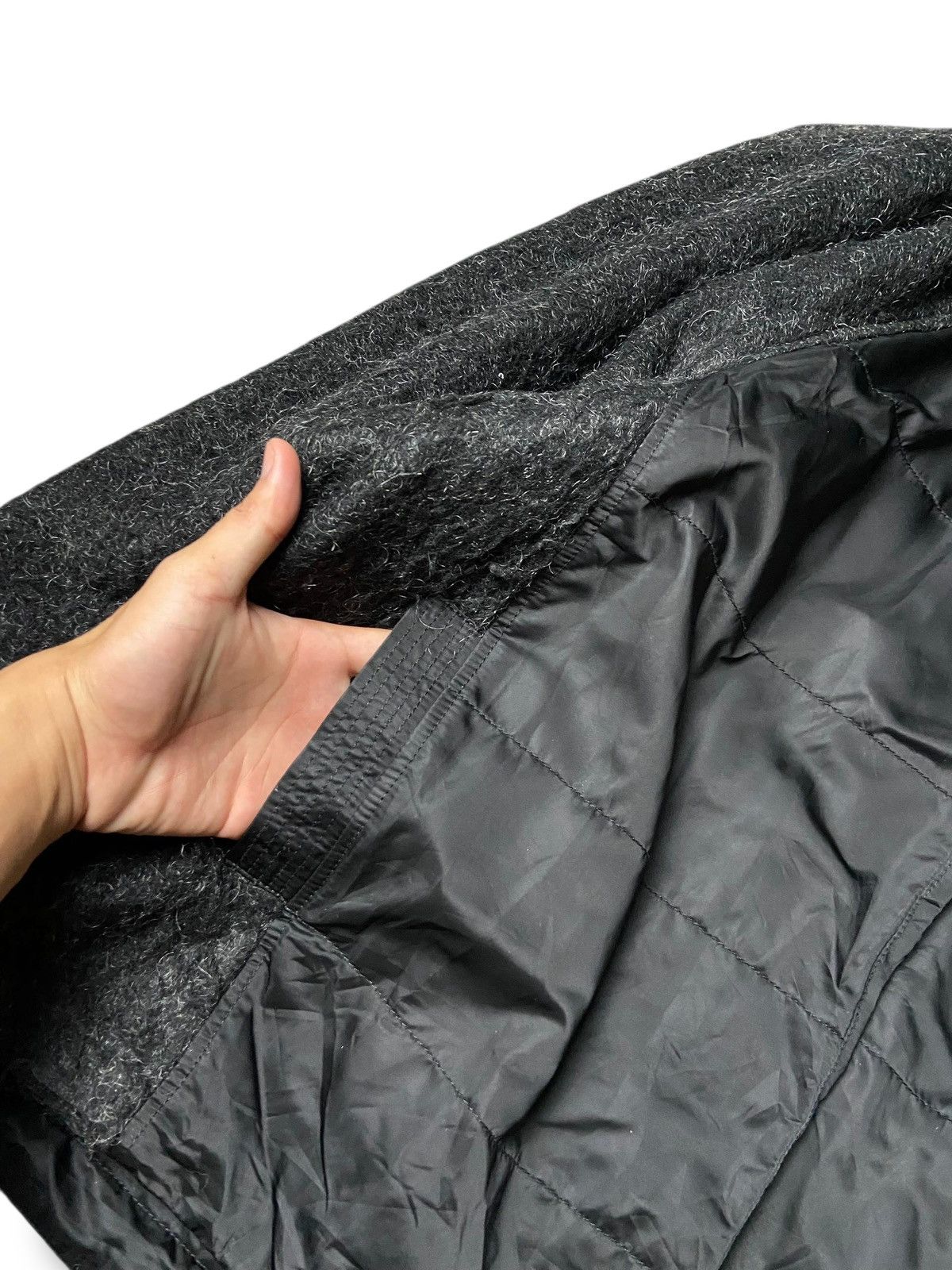 Japanese Brand AJ Apex Japan Mohair Wool Jacket with Hood (171) Size US L / EU 52-54 / 3 - 4 Thumbnail