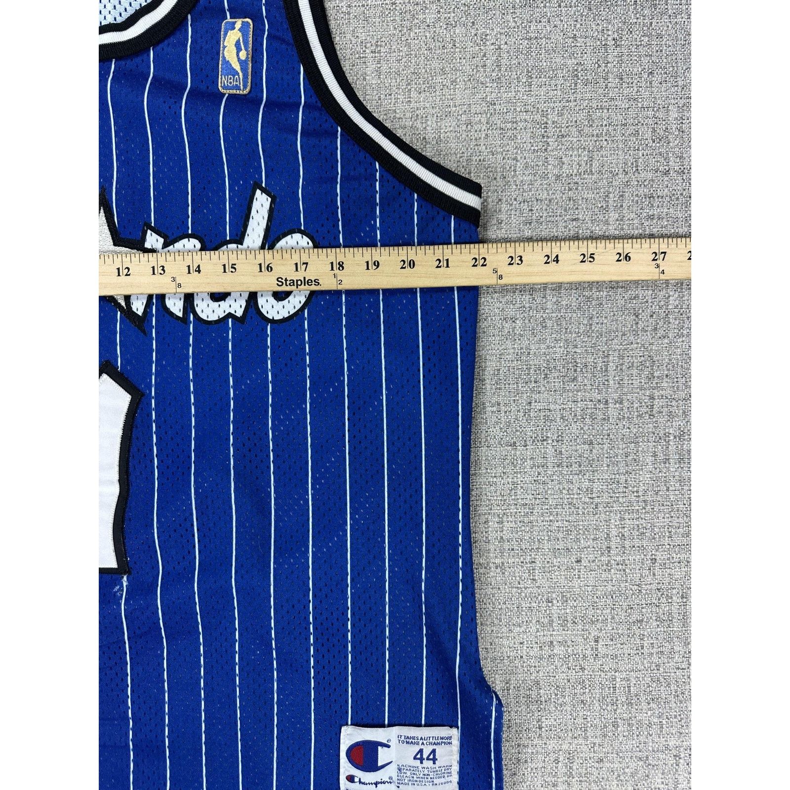 Champion Vintage Orlando Magic Jersey Mens 44 Gold Hardaway Champion Size US L / EU 52-54 / 3 - 4 Thumbnail