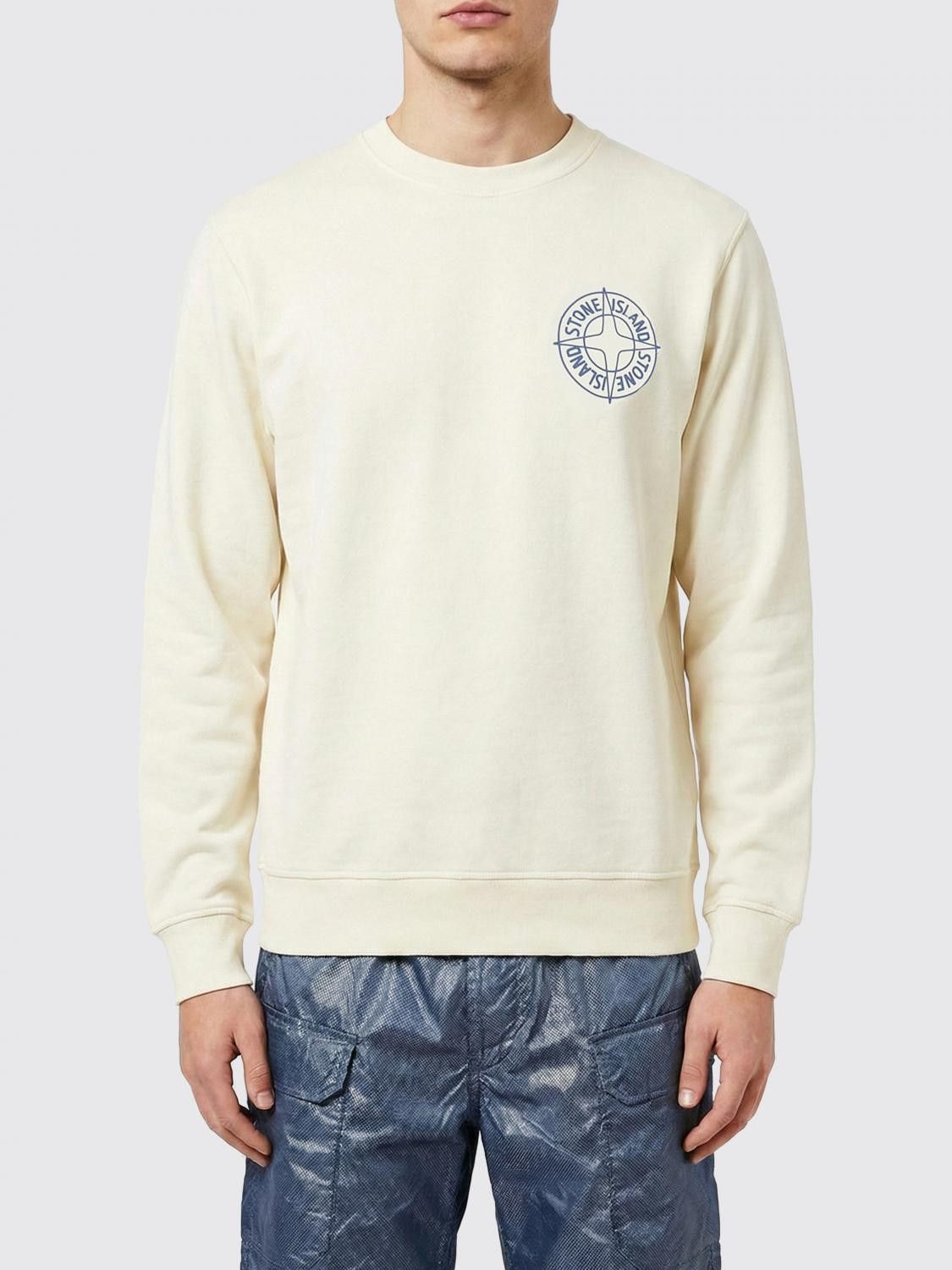 Stone Island Sweatshirt Men Ivory