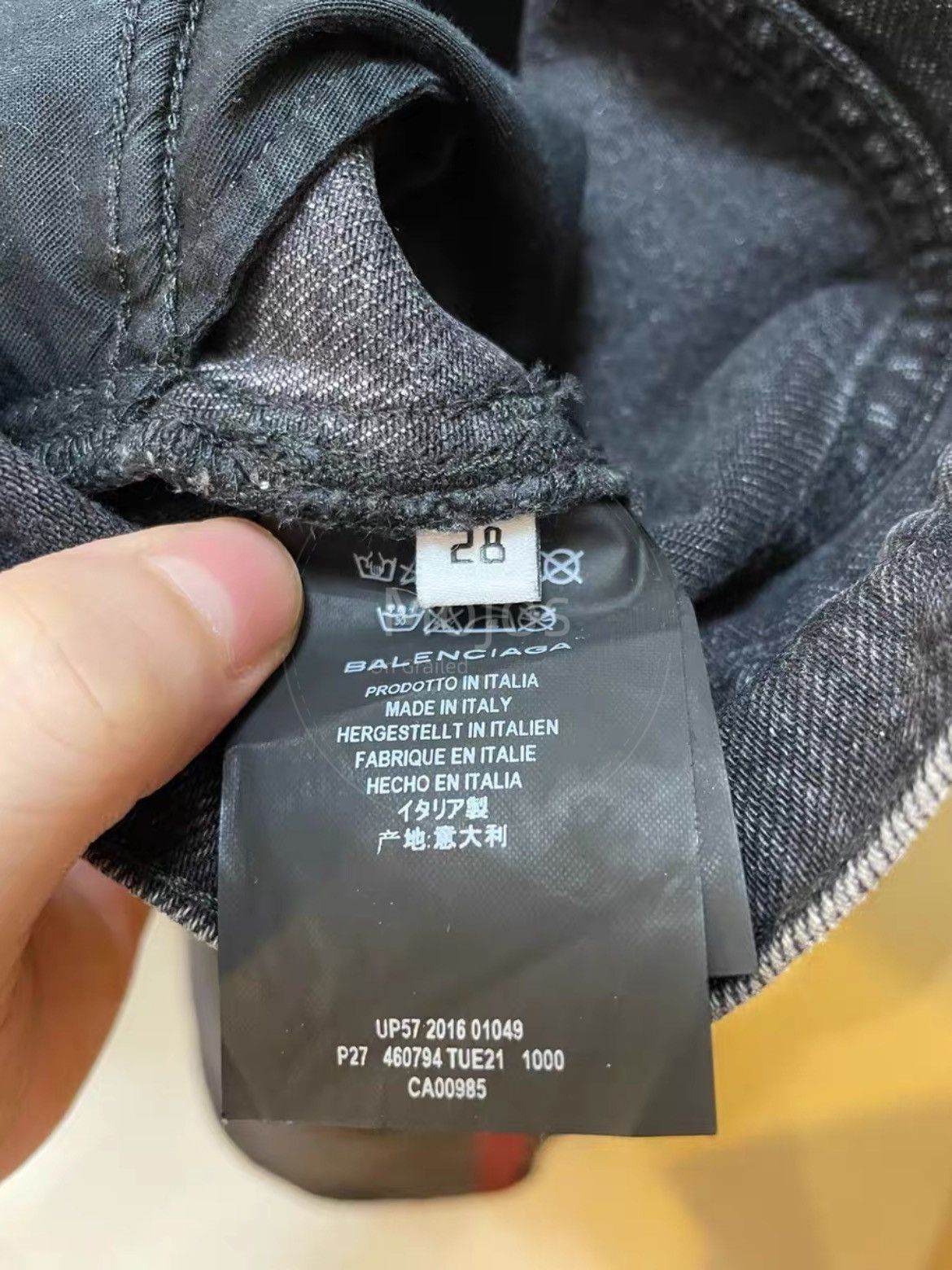 Balenciaga Balenciaga 17AW Stripe Denim-2508 Size US 28 / EU 44 - 6 Thumbnail