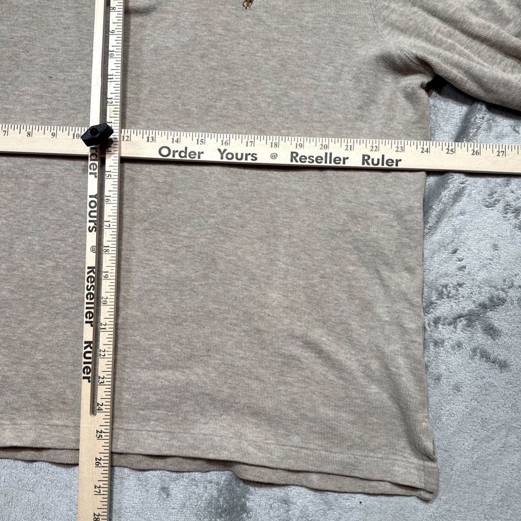 Polo Ralph Lauren Polo Ralph Lauren Quarter Zip Pullover Sweater Men’s Large Beige Estate Rib Mock Neck Logo Embroidered Knit Cotton Mens Sweater Size US L / EU 52-54 / 3 - 5 Thumbnail
