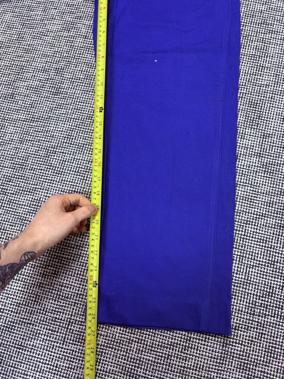Le Laboureur 70s Macober cropped French worker trousers Size US 32 / EU 48 - 8 Thumbnail
