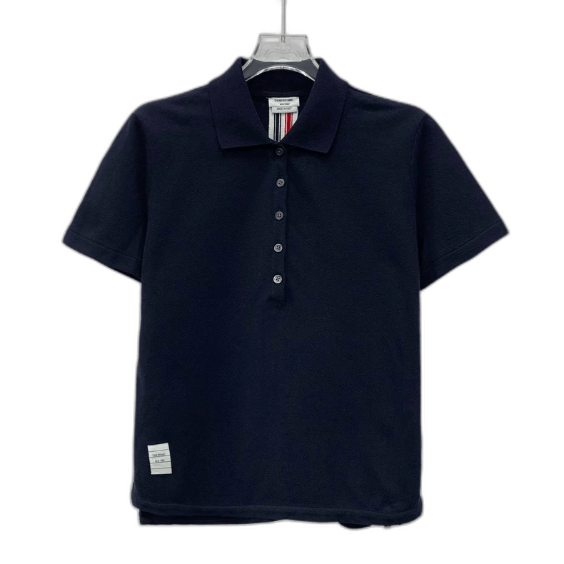 Thom Browne Thom Browne Short Sleeve Polo Shirt Size L / US 10 / IT 46 - 1 Thumbnail