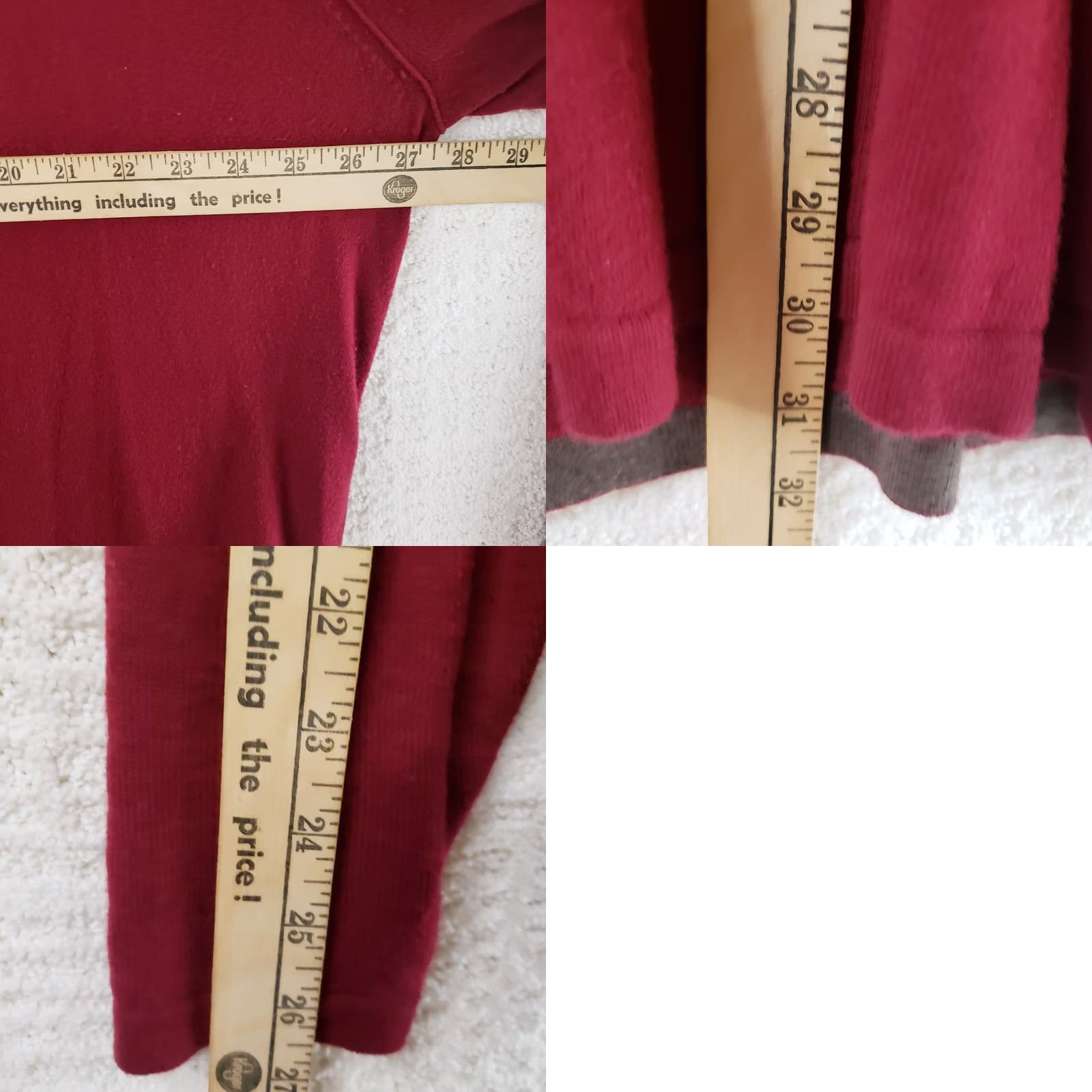 Tommy Bahama Tommy Bahama Sweater Men 2XL Maroon Cashmere Cotton V-Neck Pullover Knit Size US XXL / EU 58 / 5 - 10 Thumbnail