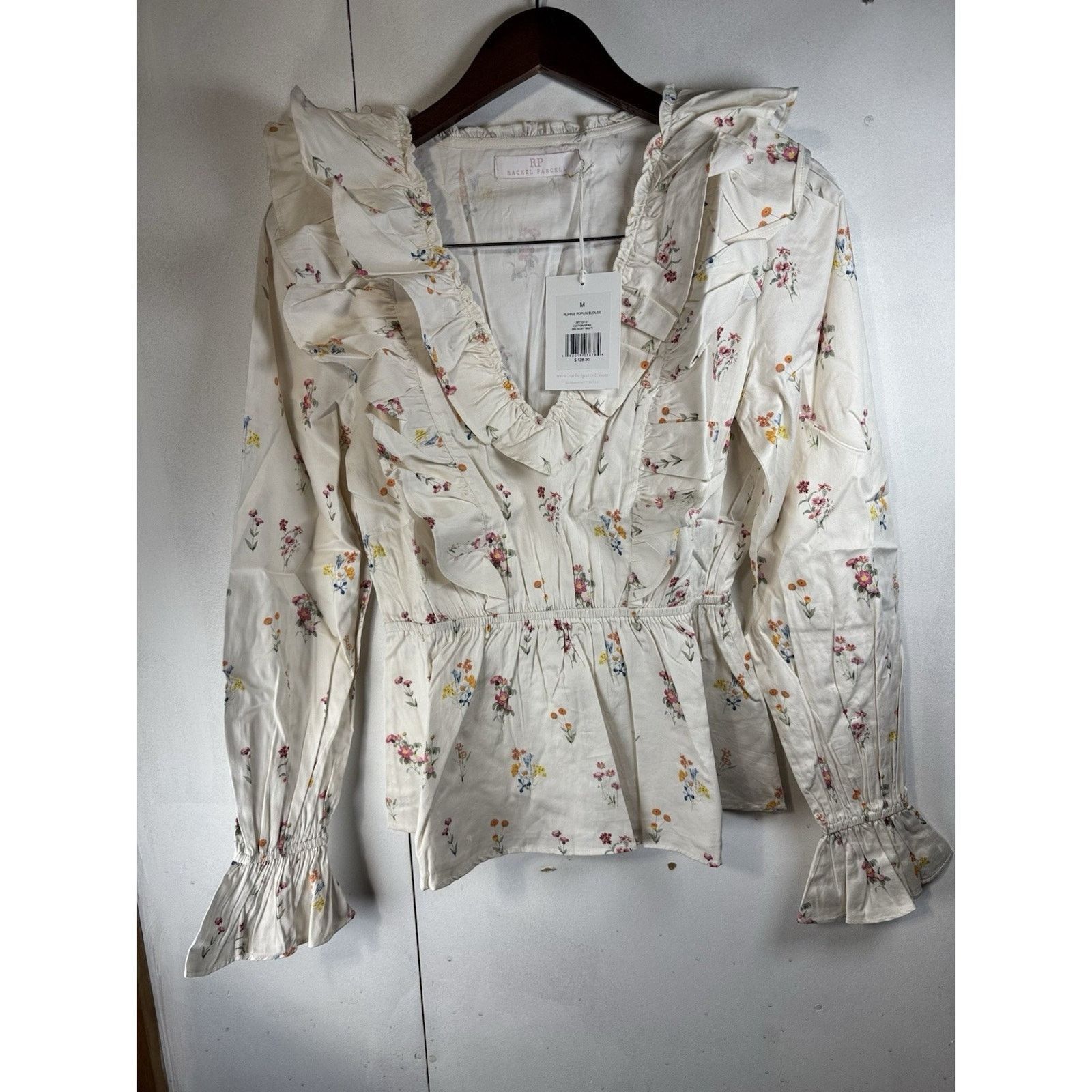 & Other Stories Rachel Parcell Poplin Blouse Floral Size M Size M / US 6-8 / IT 42-44 - 10 Thumbnail