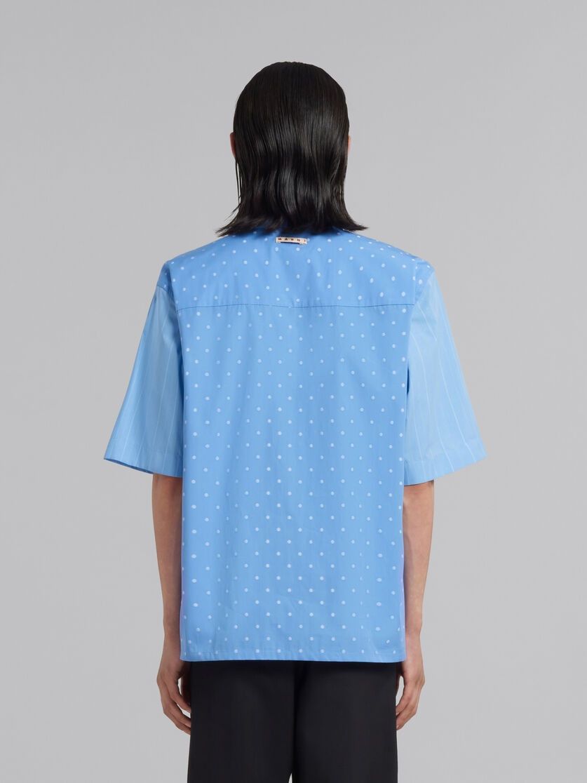 Marni o1w1db10125 Polka Dot Bowling Shirt in Light Blue Size US XL / EU 56 / 4 - 4 Thumbnail