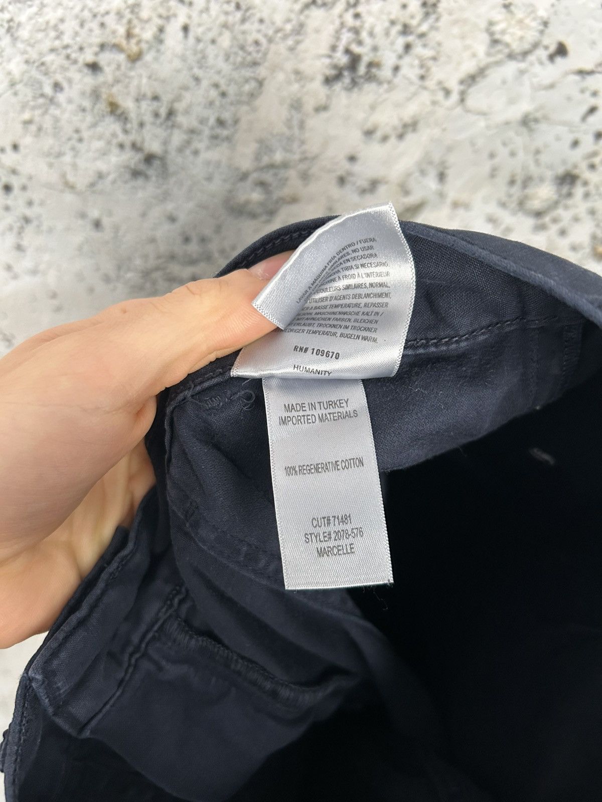 Citizens Of Humanity Citizen of Humanity Navy Cargo Pants Designer Avant Garde Size US 26 / EU 42 - 8 Thumbnail