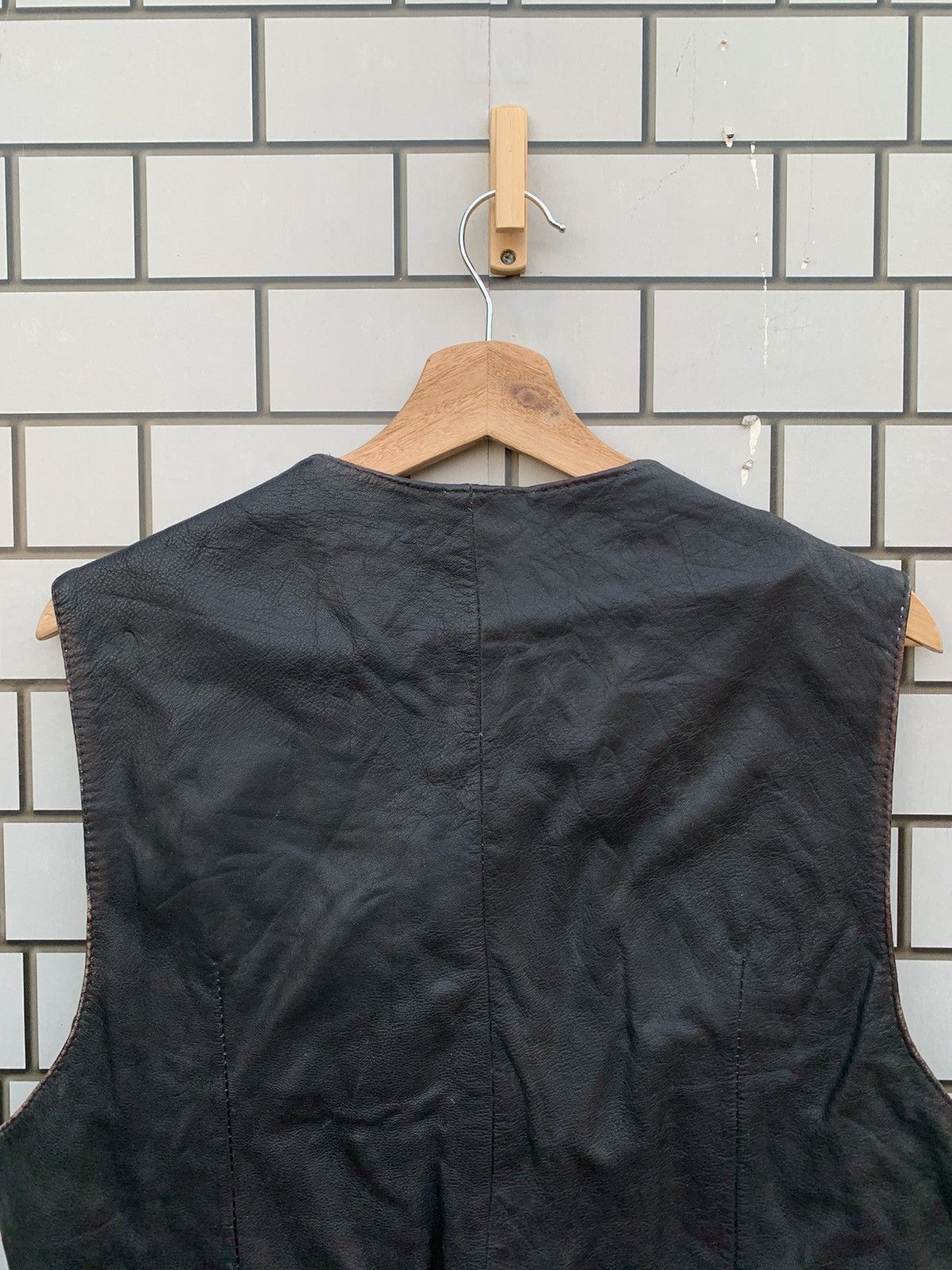 Vintage Vintage ECHT LEDER The Flying Vests Leather Jacket Size US M / EU 48-50 / 2 - 12 Thumbnail