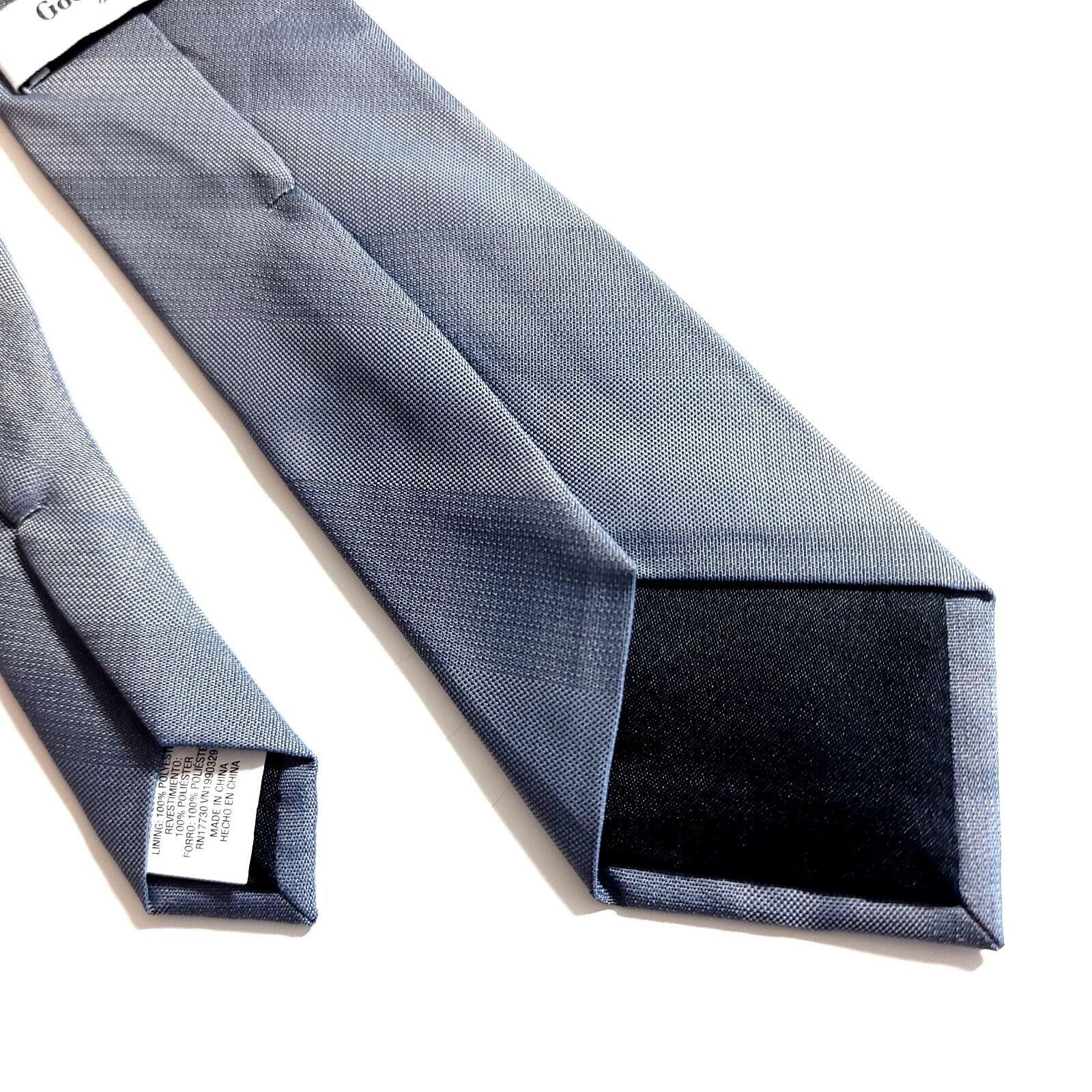Vintage Goodfellow & Co Gray Striped Woven Polyester Skinny Tie Size ONE SIZE - 5 Thumbnail