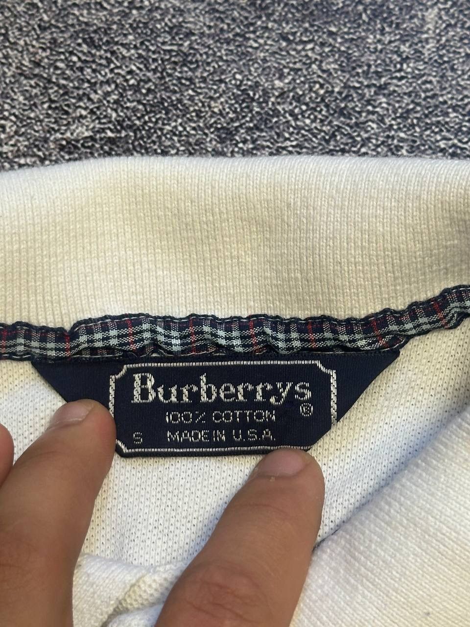 Burberry × Vintage Vintage Burberrys Embroidered Logo Polo Tee Size US S / EU 44-46 / 1 - 7 Thumbnail