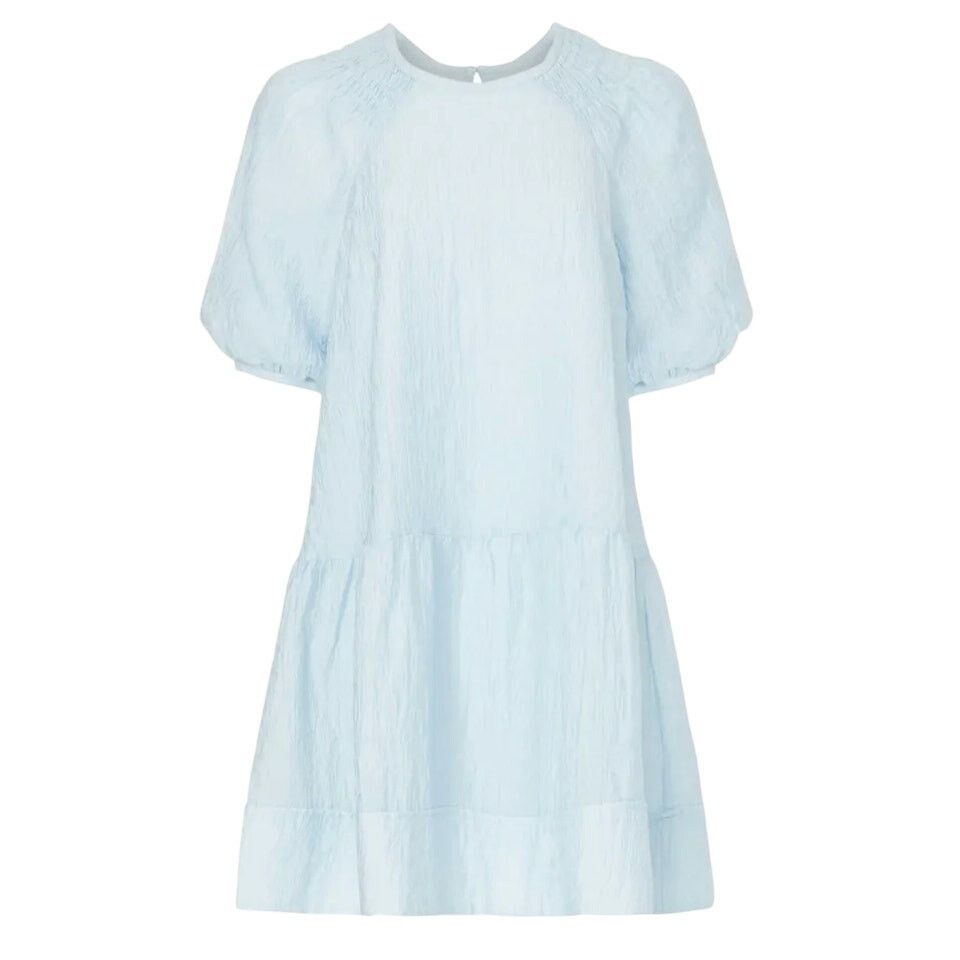 Club Monaco Club Monaco Tiered Cloud Dress in Blue, Size L Size L / US 10 / IT 46 - 1 Thumbnail