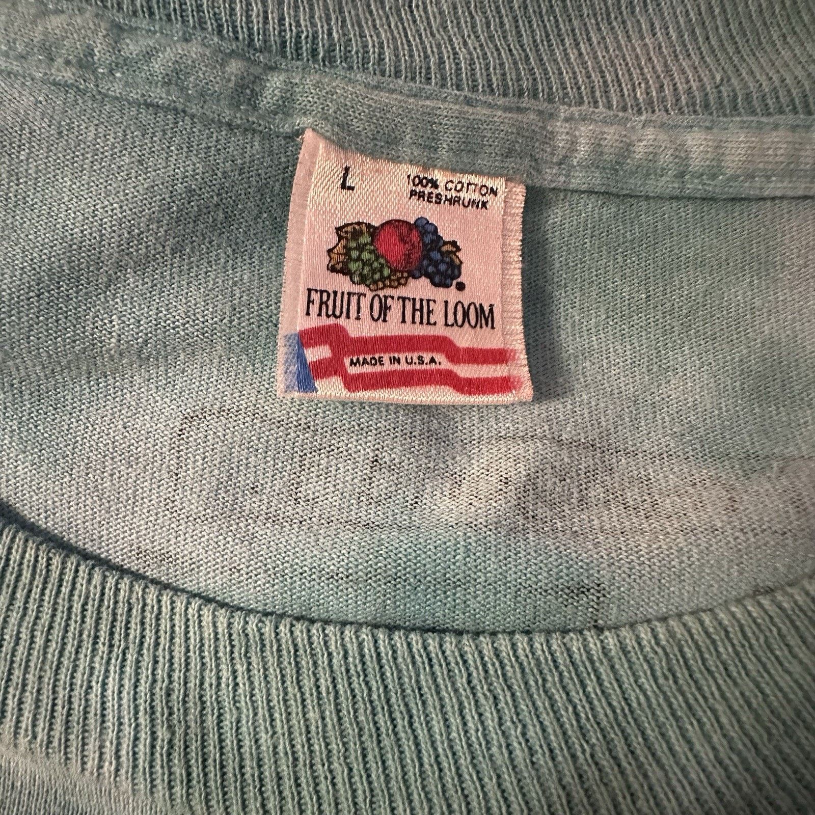 Fruit Of The Loom × Vintage Vintage 90s This Girl Is Different Tie Dye Art T-Shirt Sz L Size US L / EU 52-54 / 3 - 3 Thumbnail