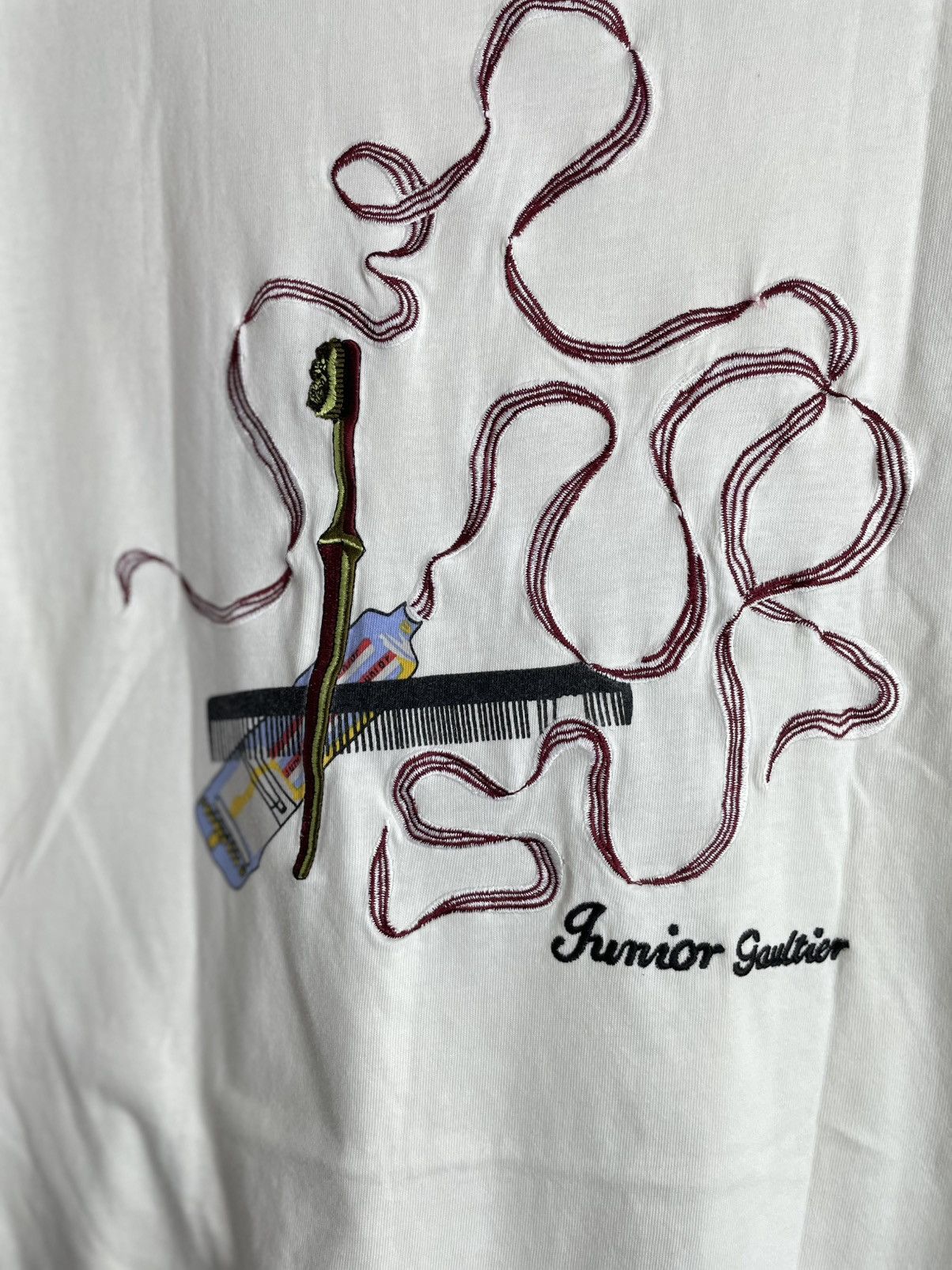 Jean Paul Gaultier Vintage Junior Gaultier embroidered T-Shirt Size US M / EU 48-50 / 2 - 2 Thumbnail