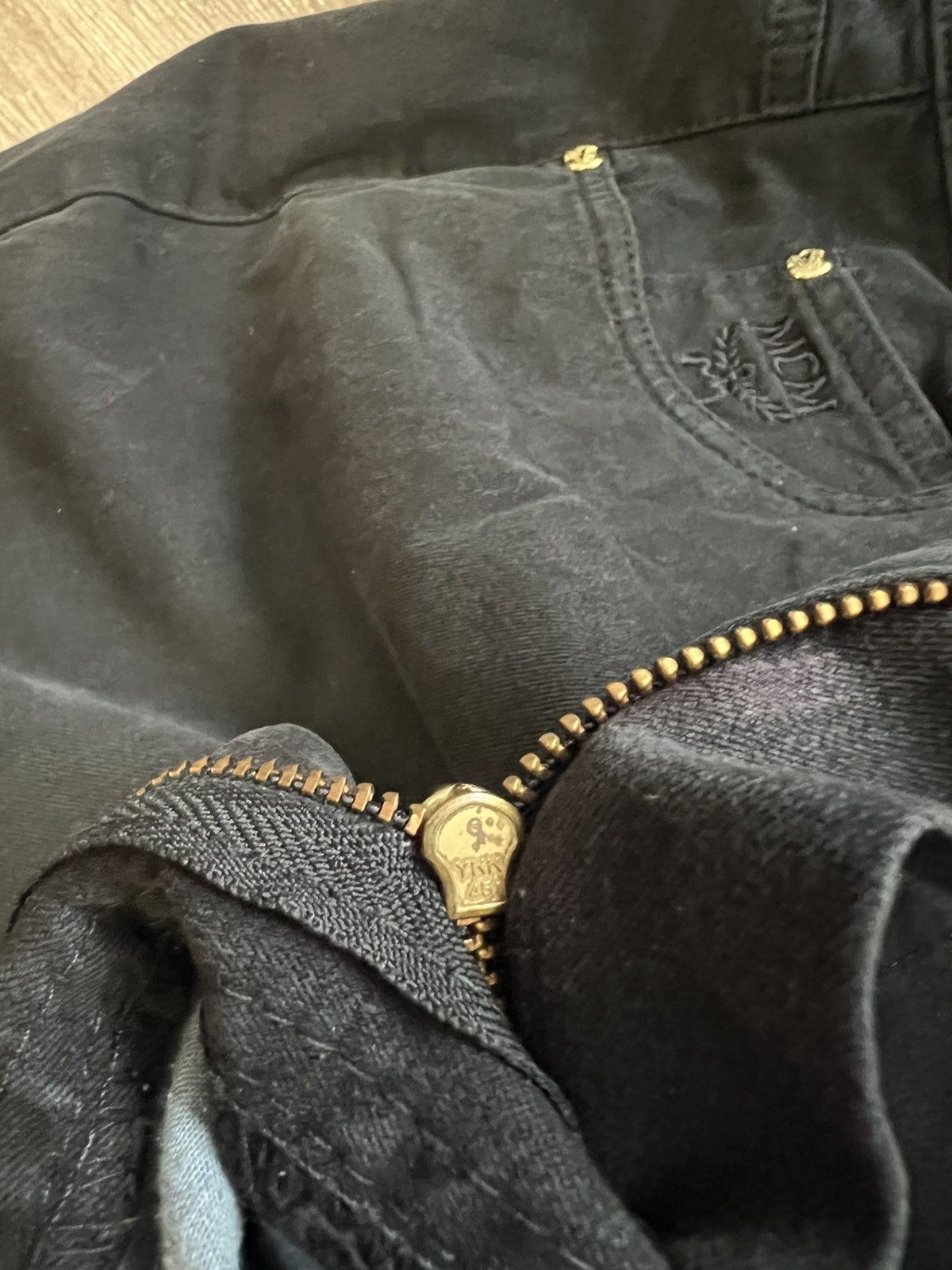 MCM × Vintage Mcm Jeans De Luxe Vintage black Size 33" - 11 Thumbnail