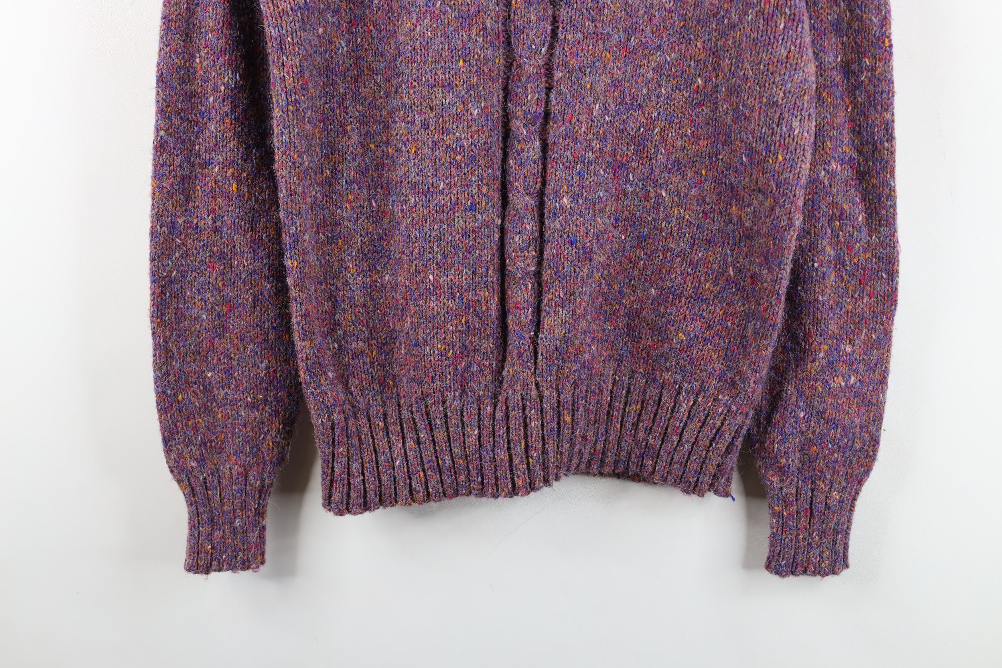 Vintage Vintage 90s Streetwear Wool Blend Knit Mock Neck Sweater Size M / US 6-8 / IT 42-44 - 3 Thumbnail