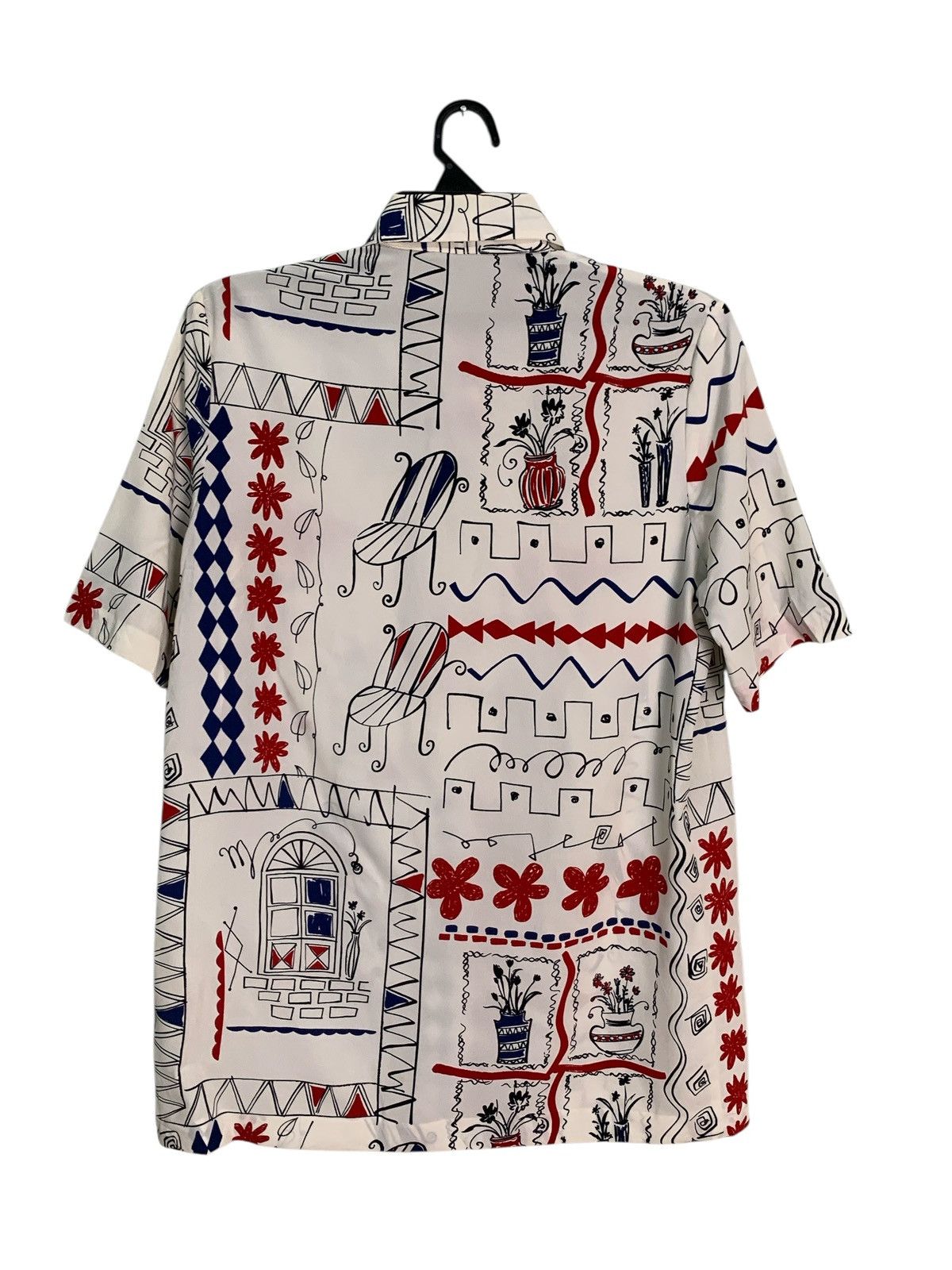 Guy Laroche Rare Design Vintage Guy Laroche Paris Short-Sleeved Blouse Size M / US 6-8 / IT 42-44 - 2 Thumbnail
