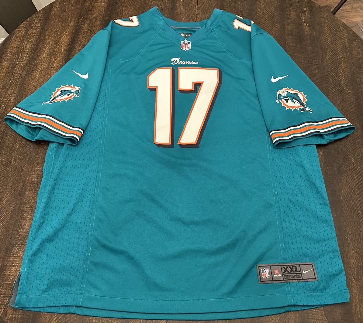 Nike Nike On Field NFL Miami Dolphins Ryan Tannehill # 17-XXL Size US XXL / EU 58 / 5 - 3 Thumbnail