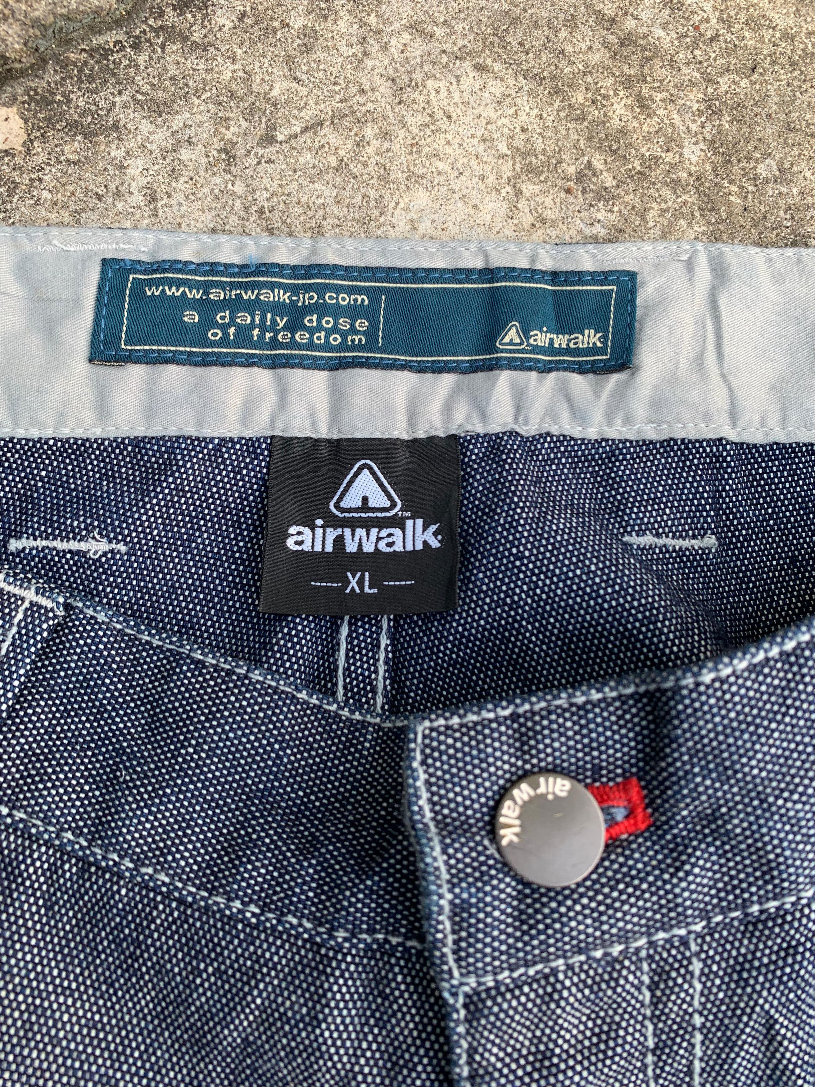 Airwalk × Japanese Brand × Vintage VTG 90s BNWT Airwalk Carpenter Baggy Denim Pants Size US 36 / EU 52 - 9 Thumbnail