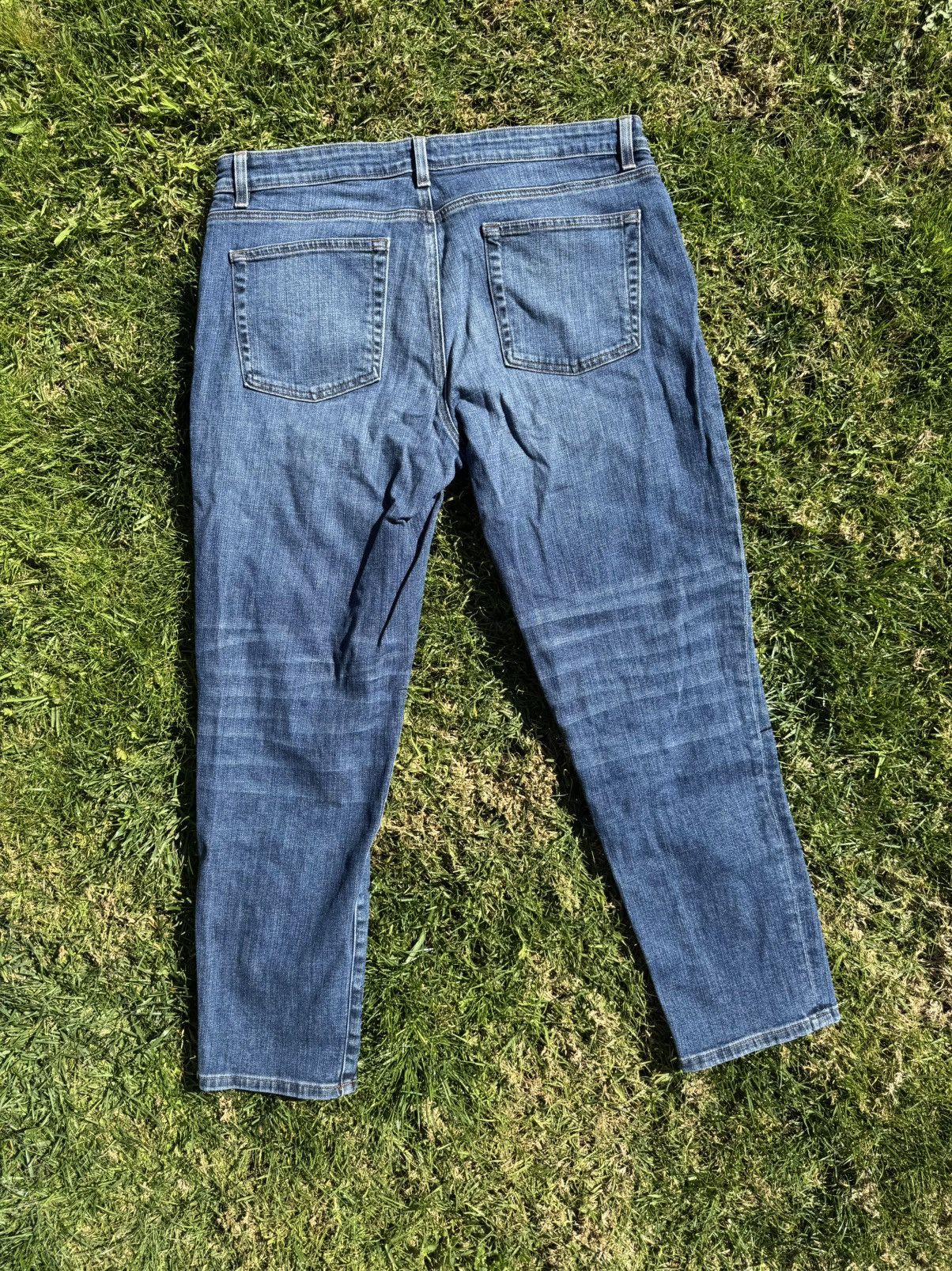 Eileen Fisher Eileen Fisher Straight Jeans Size 34" / US 12 / IT 48 - 2 Thumbnail