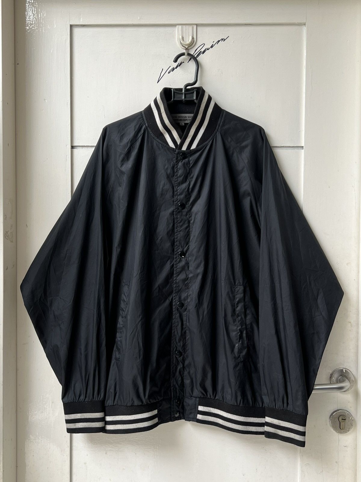 Comme des Garcons CDG COMME des GARCONS Black Varsity Jacket Size US L / EU 52-54 / 3 - 1 Thumbnail
